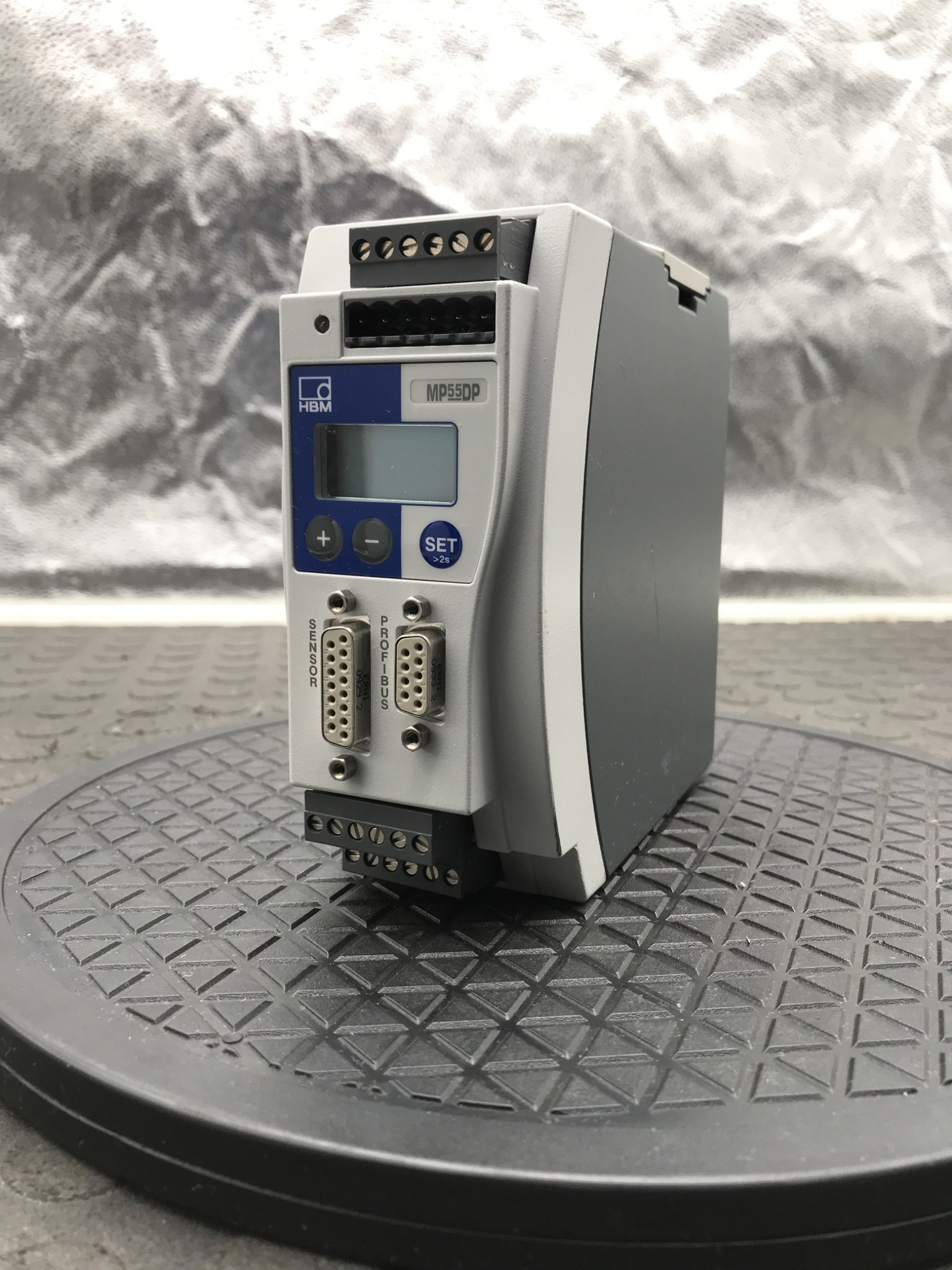 HBM MP55DP PME Weighing Transmitter Signal Conditioner USED 0