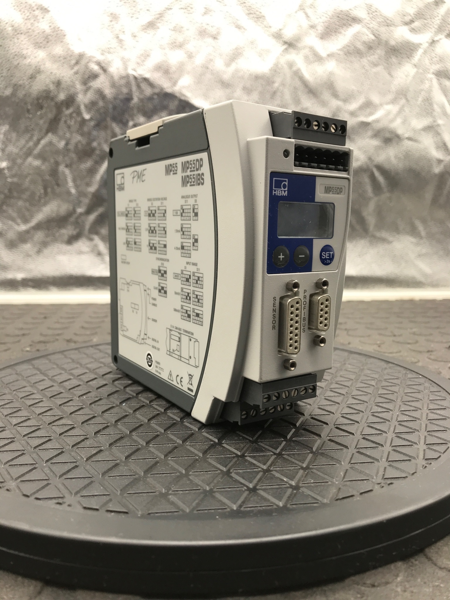 HBM MP55DP PME Weighing Transmitter Signal Conditioner USED 1