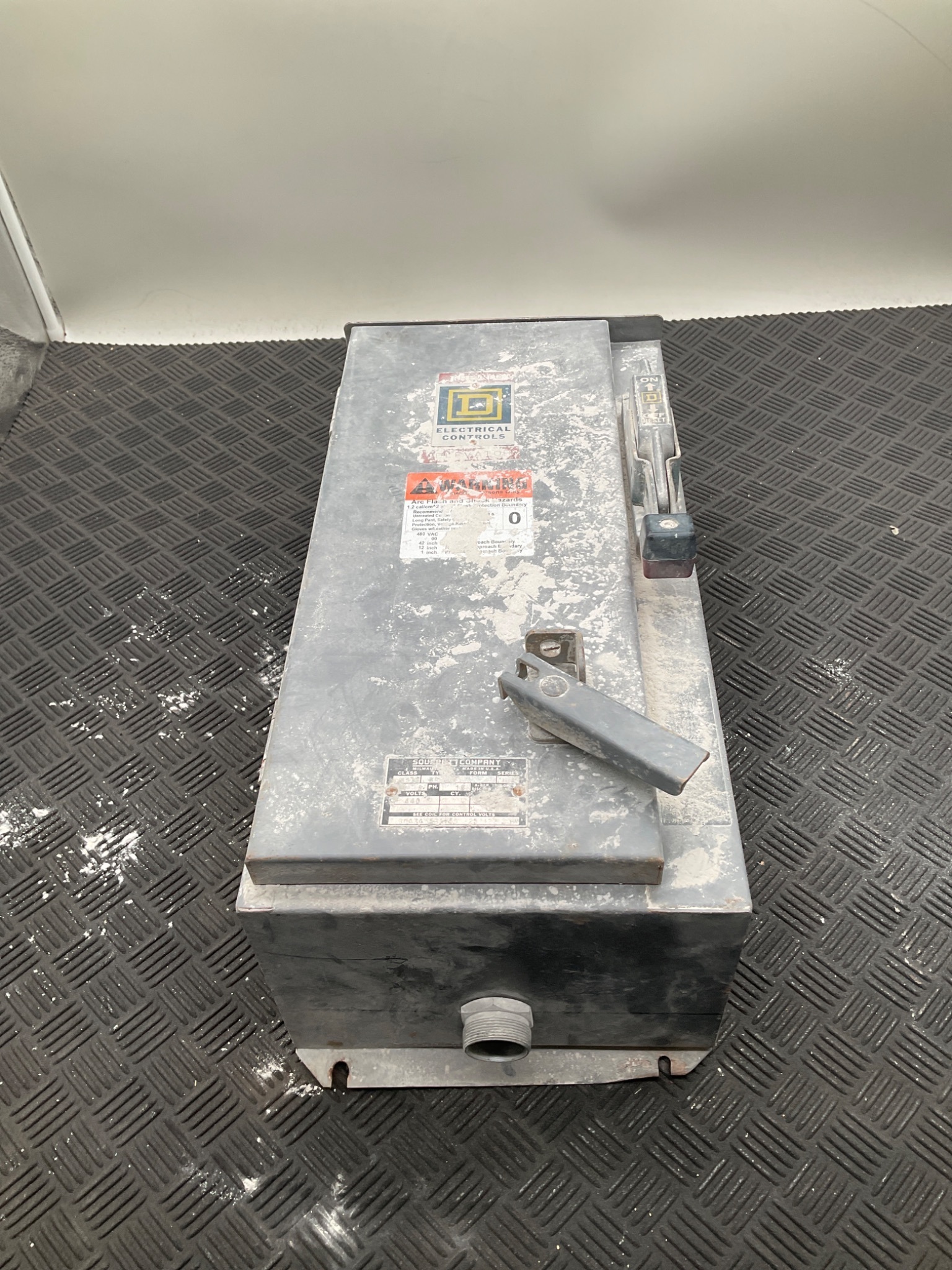 SQUARE D 8539‑BA12 MOTOR STARTER ASSEMBLY USED 0