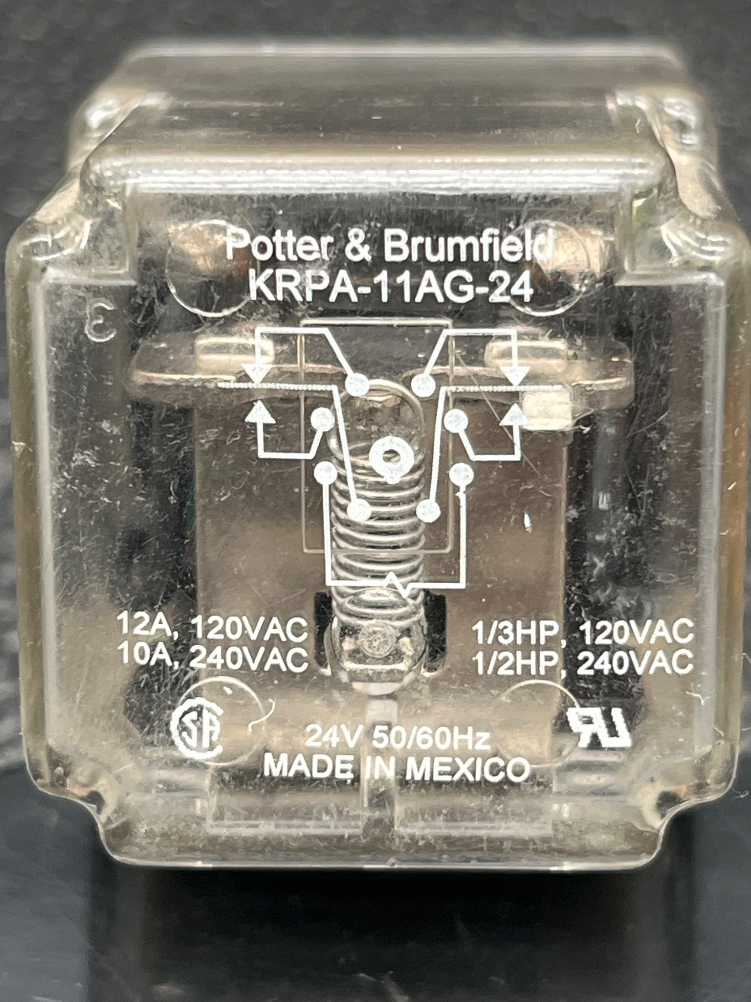 Potter & Brumfield KRPA-11AG-24 General Purpose Relay USED 0