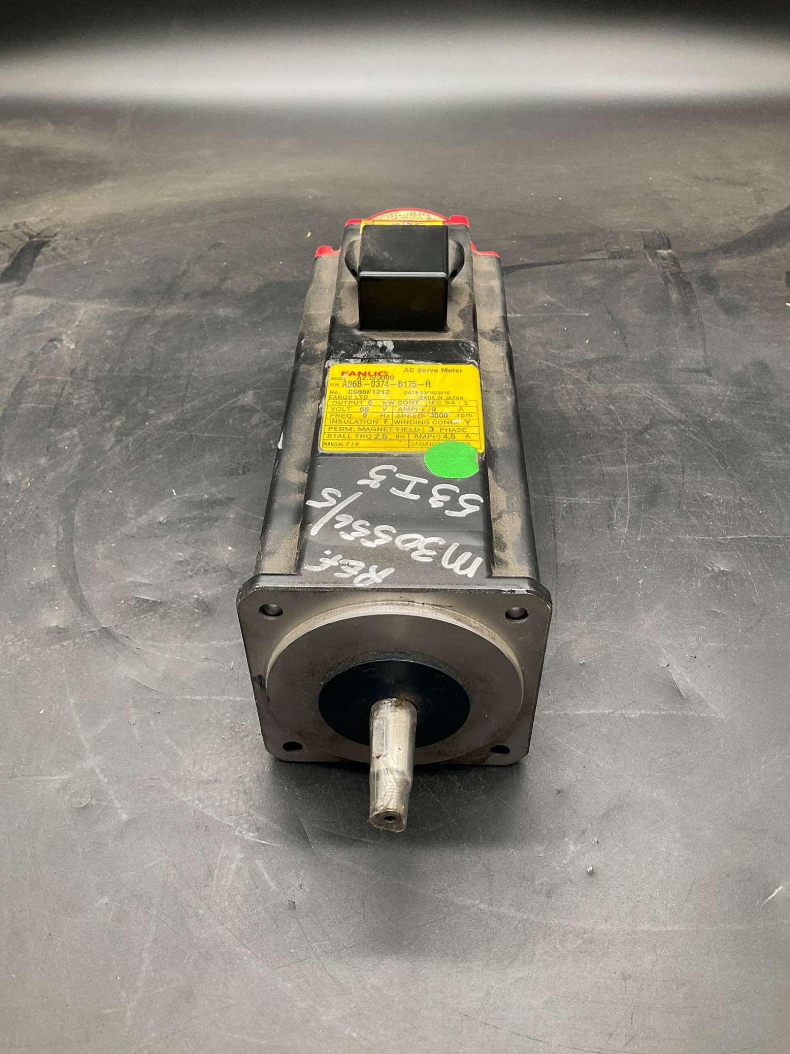 FANUC A06B-0374-B175-R AC Servo Motor A2.5/3000 66V 3000RPM USED 0