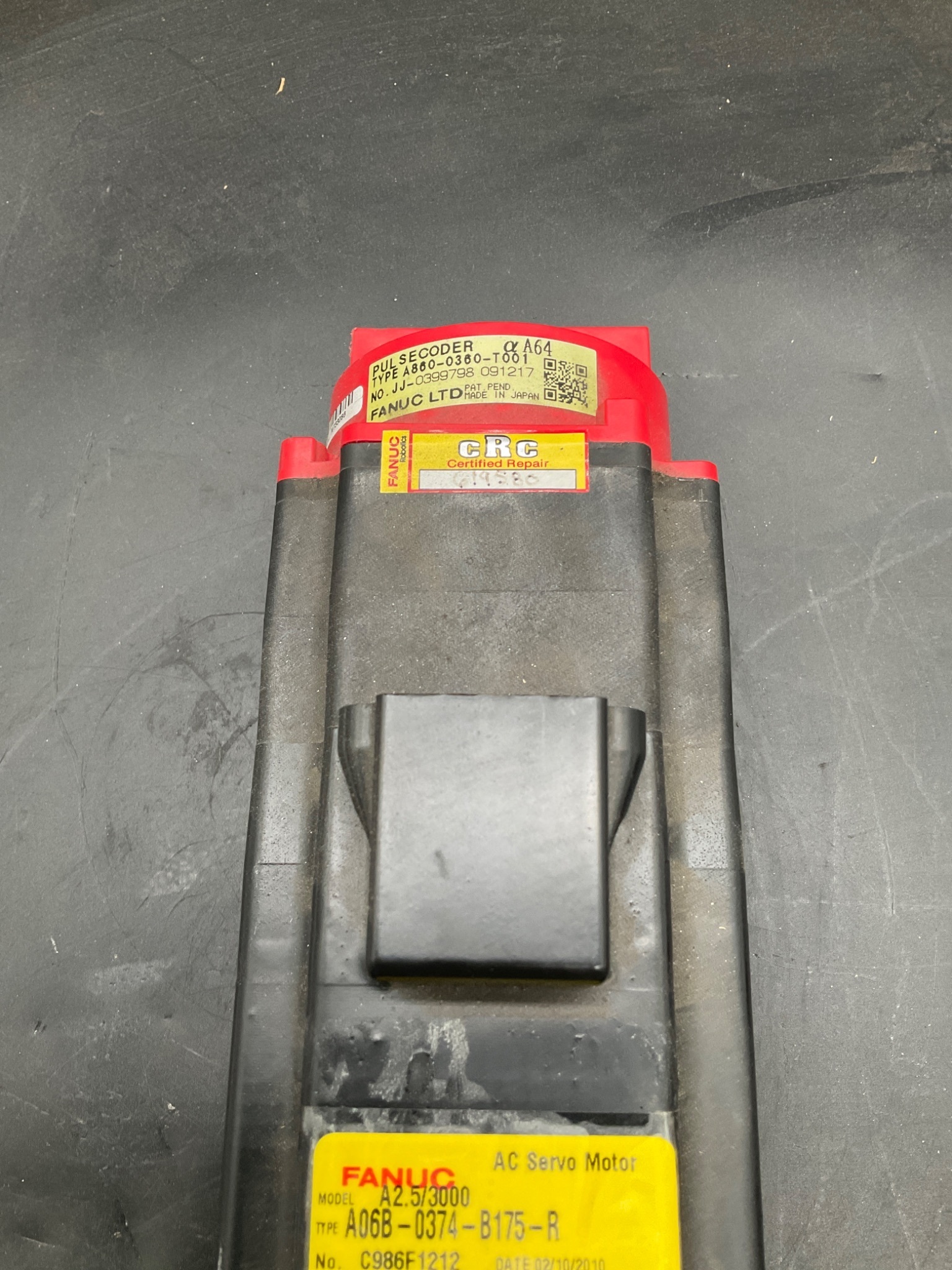 FANUC A06B-0374-B175-R AC Servo Motor A2.5/3000 66V 3000RPM USED 3