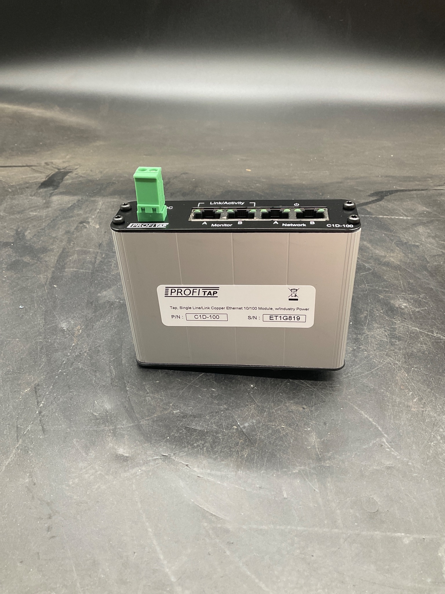 Profitap C1D-100 Ethernet Copper Network Tap 10/100 Module NEW 3