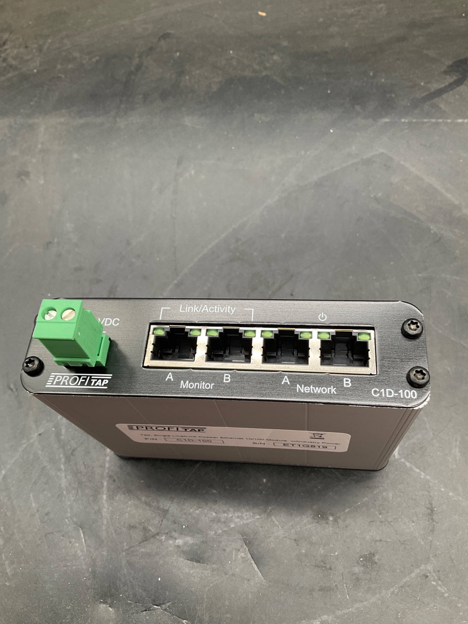 Profitap C1D-100 Ethernet Copper Network Tap 10/100 Module NEW 4