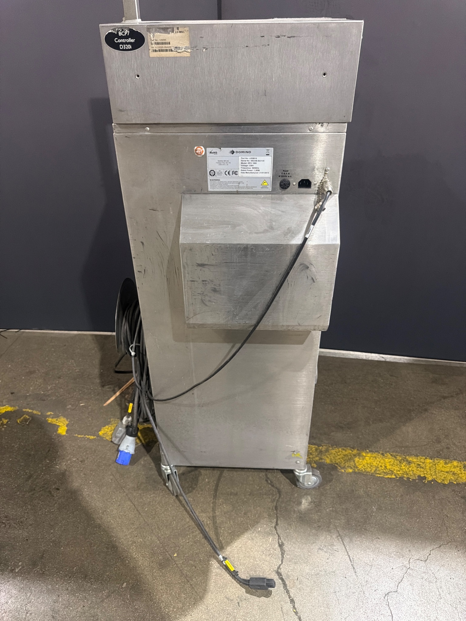 Domino Purex DPX1000 Fume Extraction System with BCP7 Controller D320i USED 3