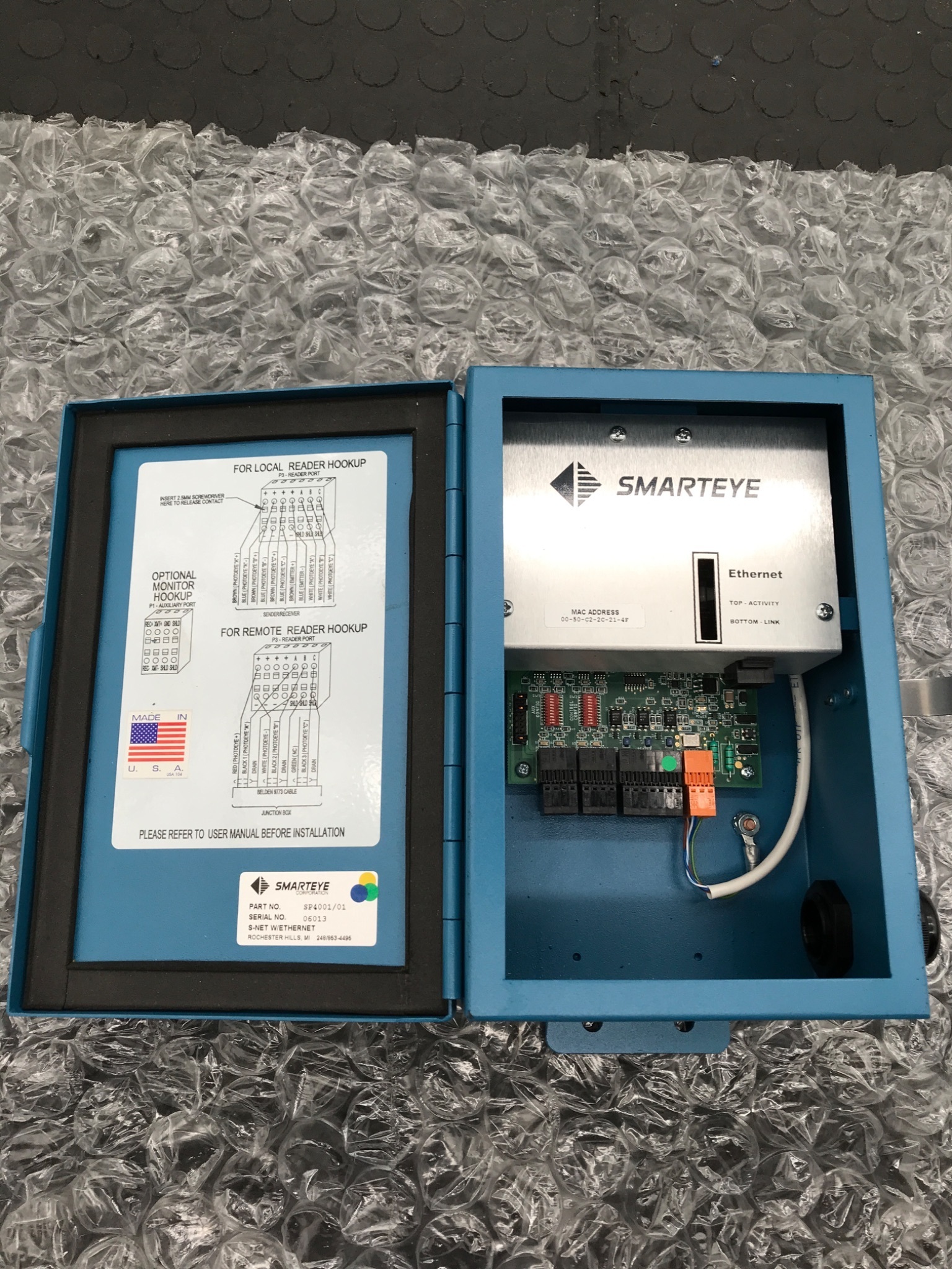 Smarteye SP4001/01 S-Net Ethernet Interface Module NEW 4