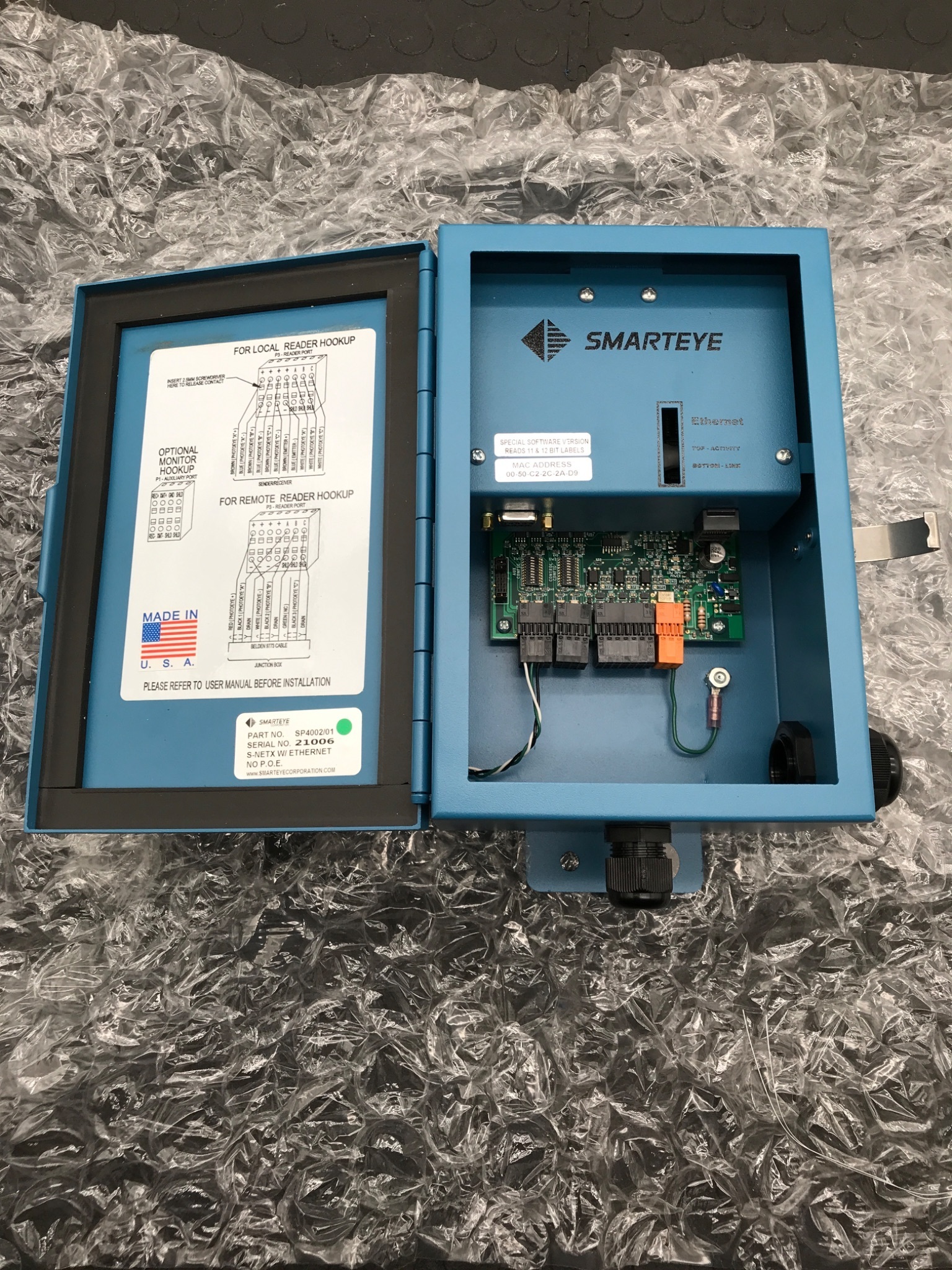 Smarteye SP4002/01 S-Net X Ethernet Interface Module NEW 4