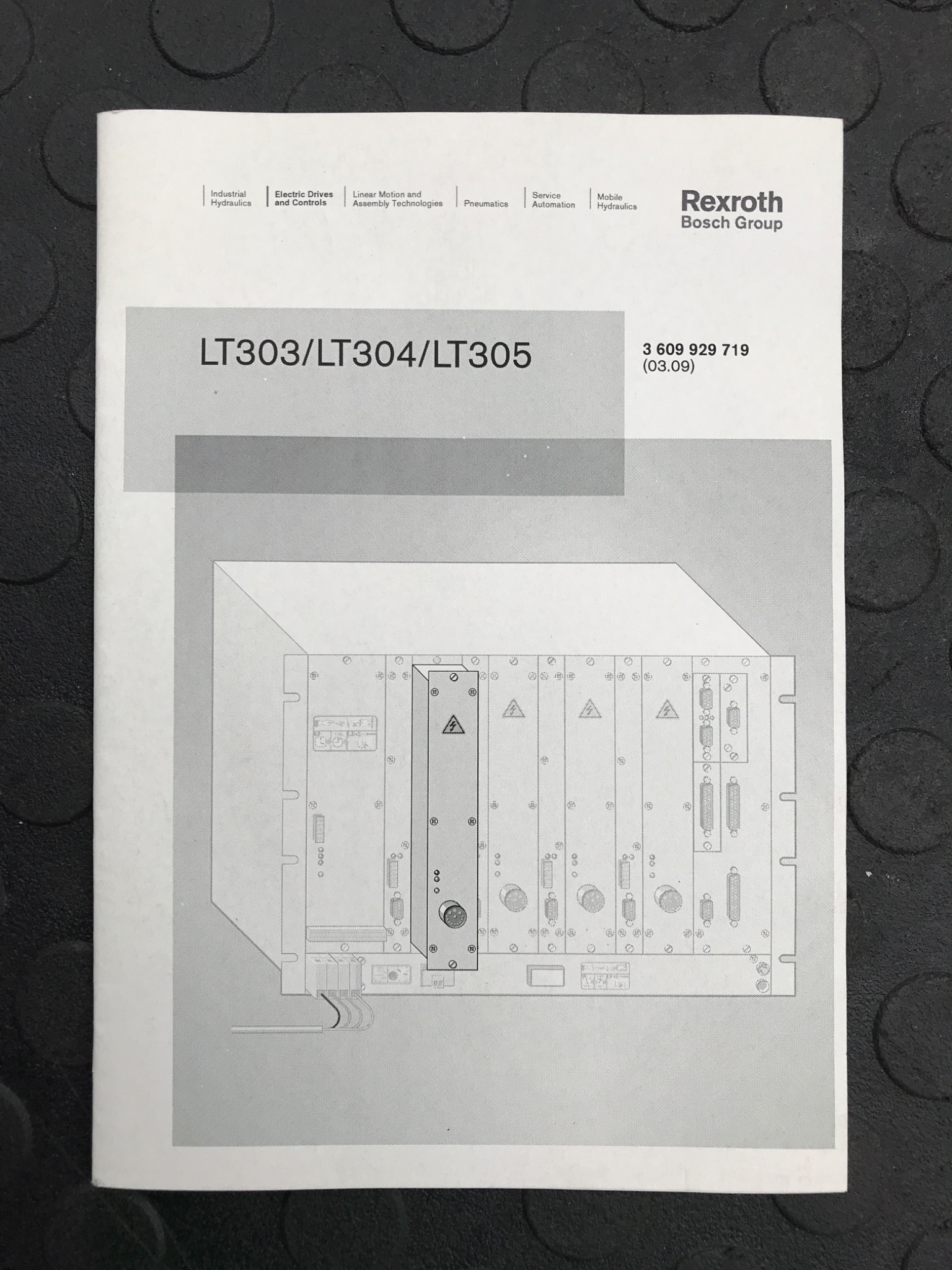 Rexroth 0 608 750 086 LT305 DC Bus Power Module 330V USED 6