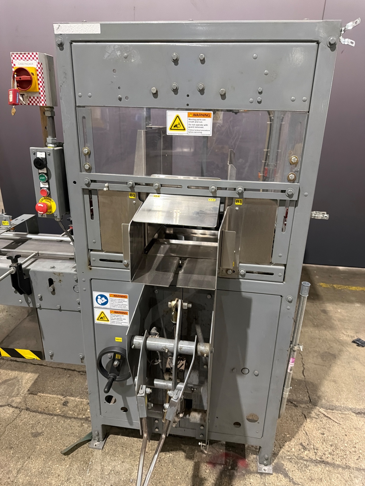 ABC Packaging Machine Corp Automatic Carton Sealer with Infeed Conveyor USED 1