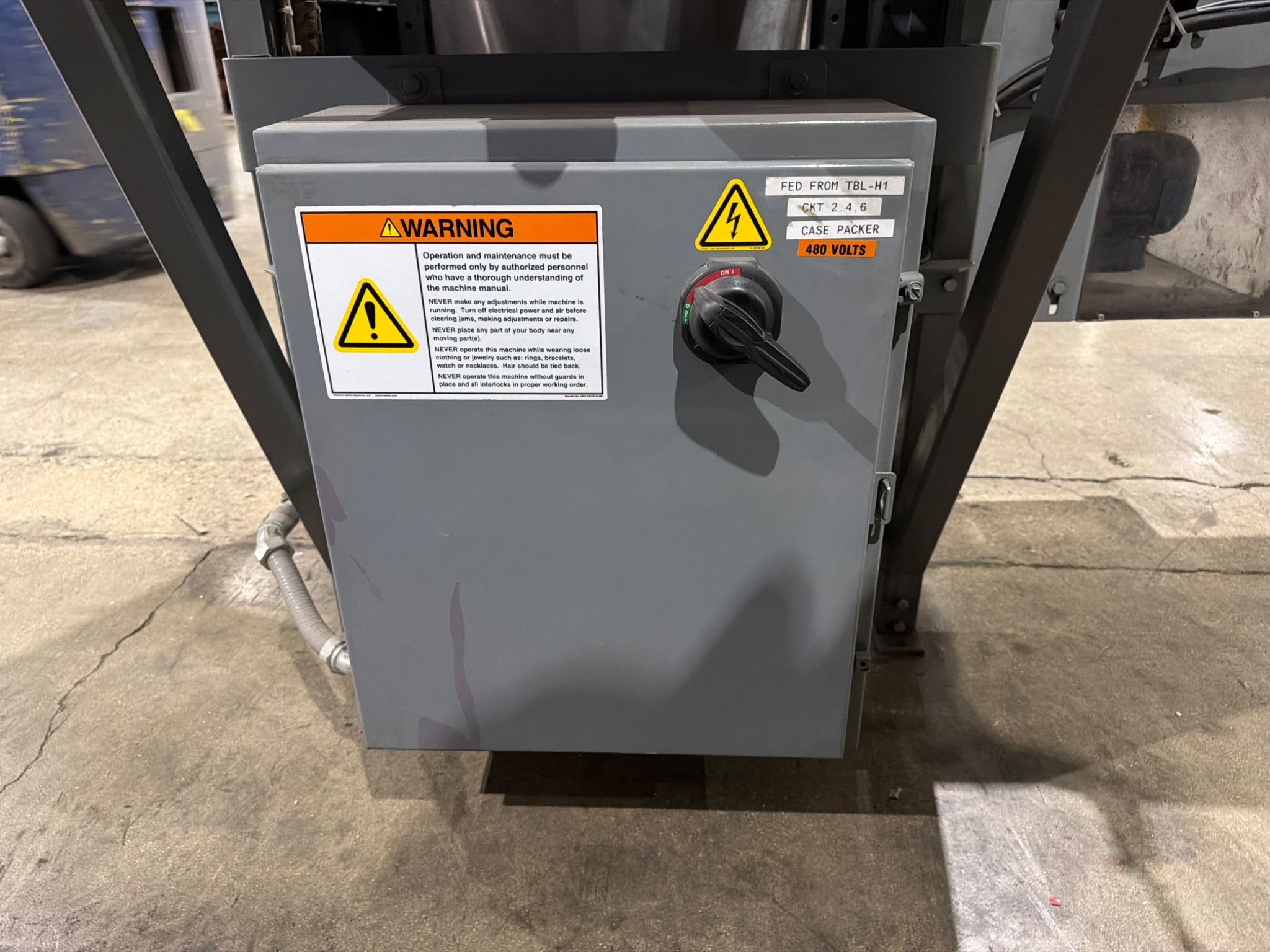 ABC Packaging Machine Corp Automatic Carton Sealer with Infeed Conveyor USED 3