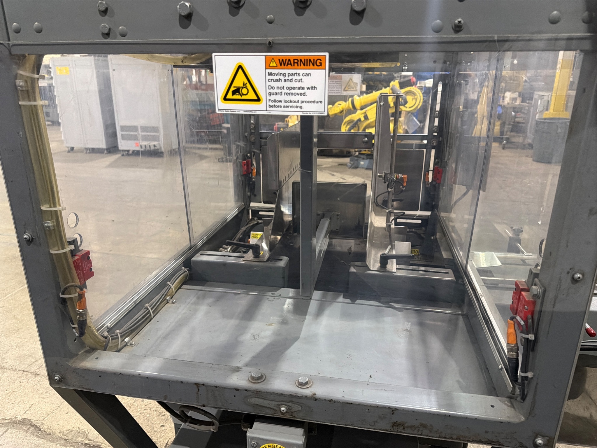 ABC Packaging Machine Corp Automatic Carton Sealer with Infeed Conveyor USED 4