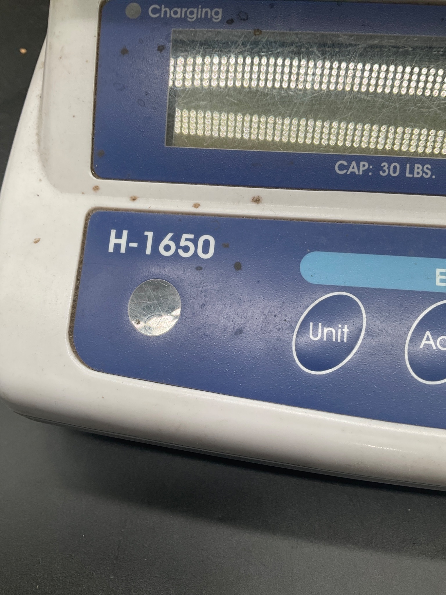 Uline H-1650 Digital Bench Scale 30lb Capacity USED 2
