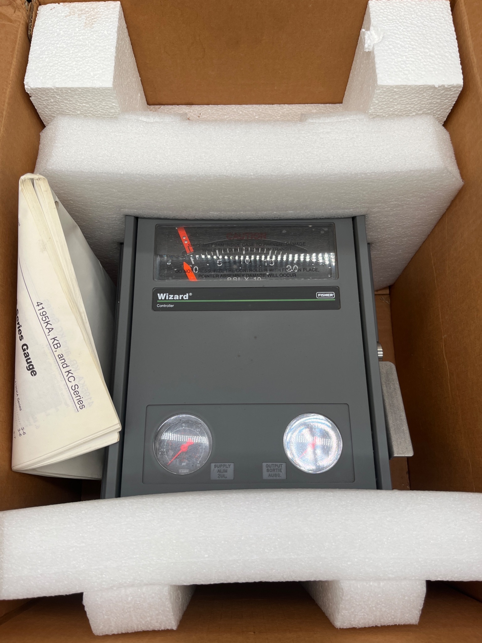 FISHER 4195KBR-533 Wizard Pneumatic Controller NEW 0