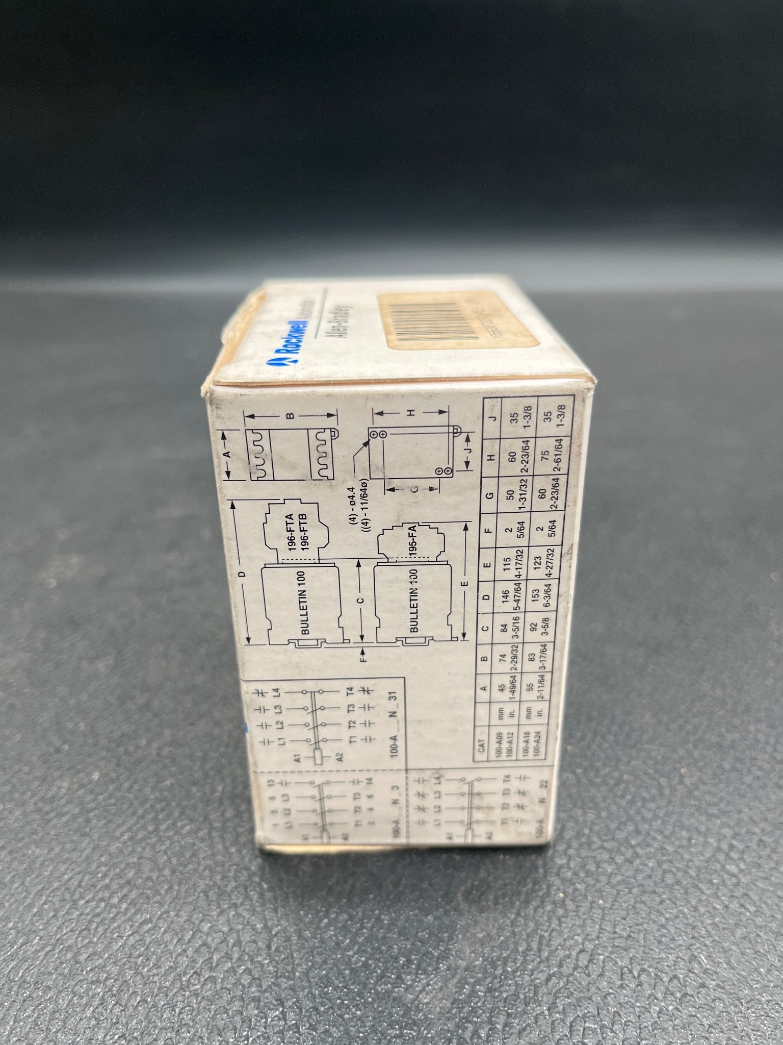 Allen-Bradley 100-A24ND3 Contactor 24V AC Coil 3 Pole NEW 1