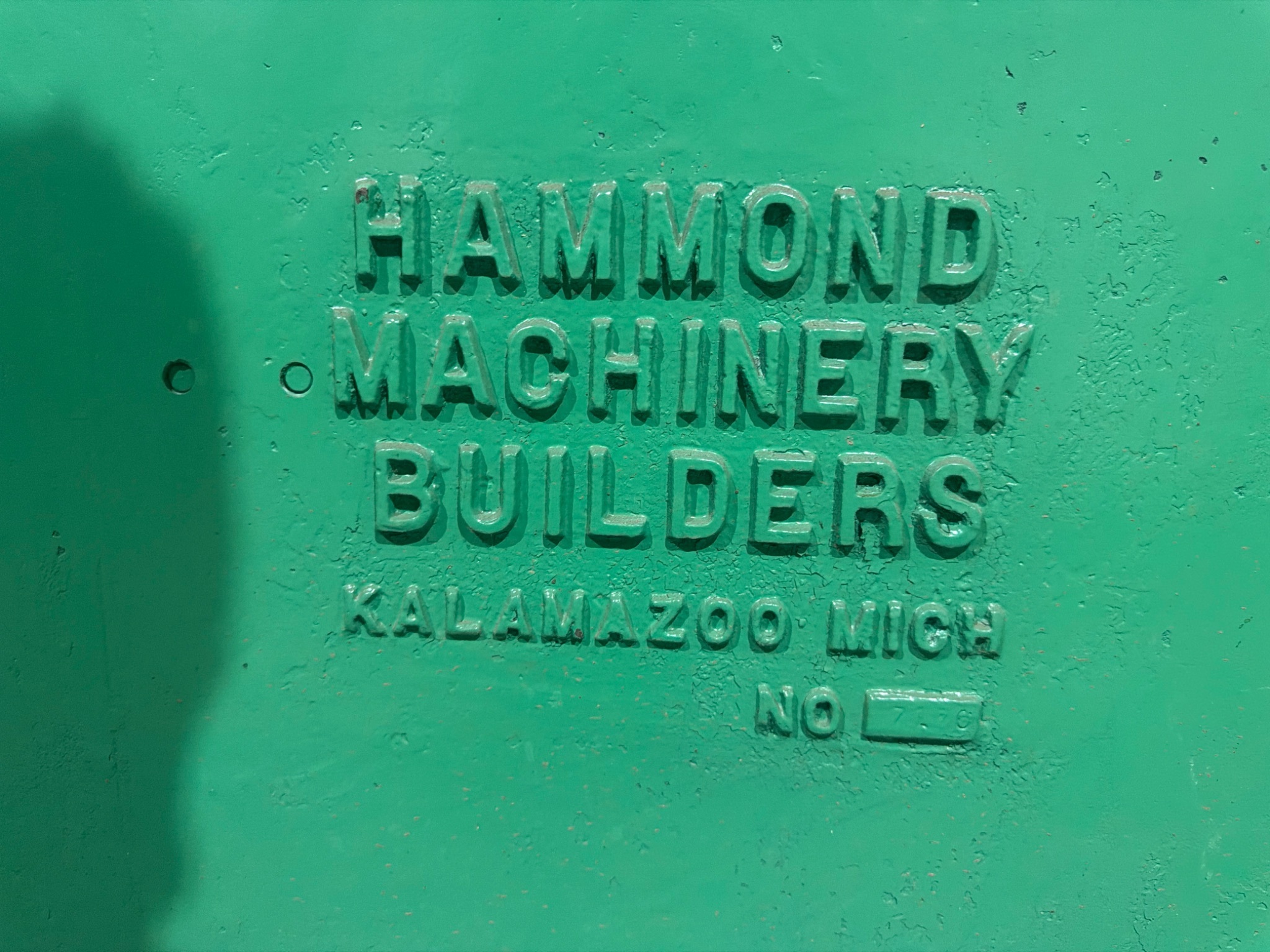 HAMMOND 14" Industrial Abrasive Cutoff Saw (Wet-Type / Dual-Wheel Enclosed Design) USED 1