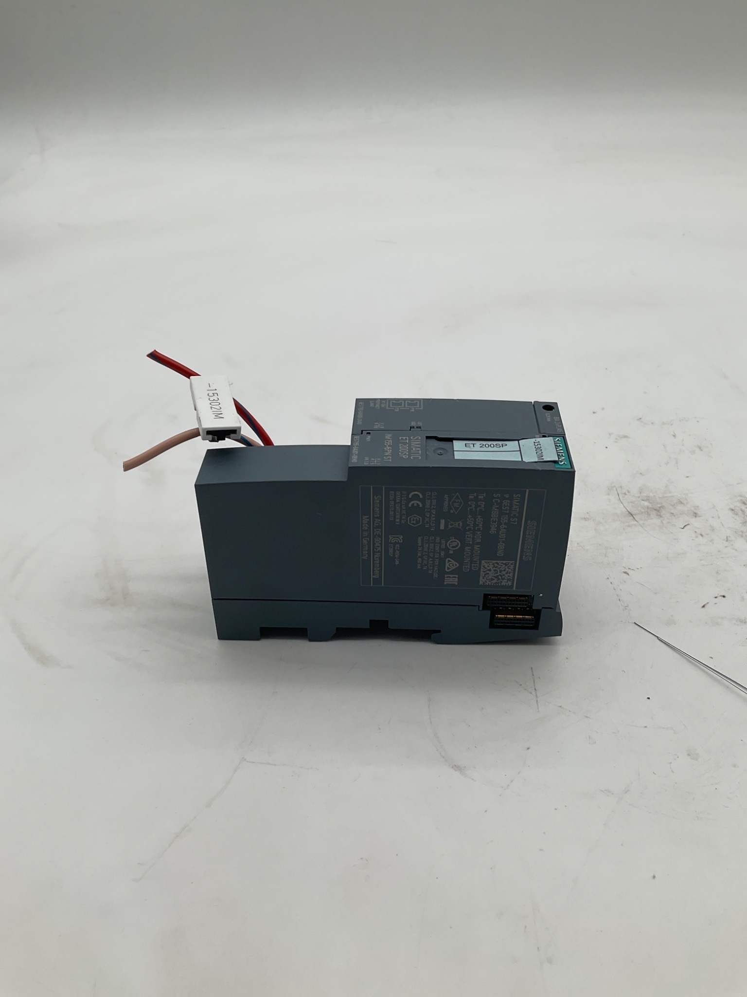 SIEMENS 6ES7193-6AR00-0AA0 ET200SP Base w/ 6ES7155-6AU01-0BN0 Interface Module USED 4
