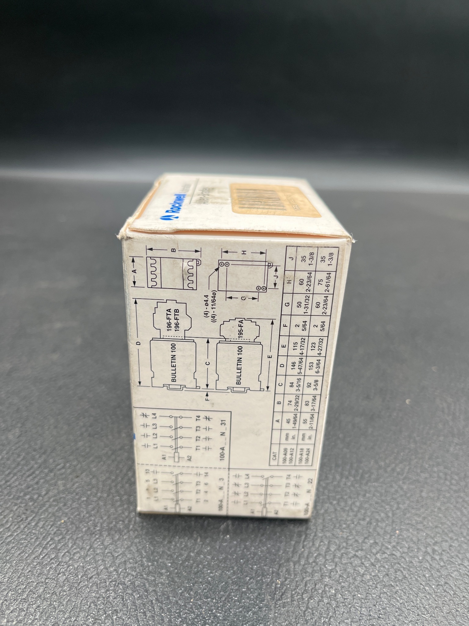 Allen-Bradley 100-A24ND3 Contactor 24V AC Coil 3 Pole NEW 1