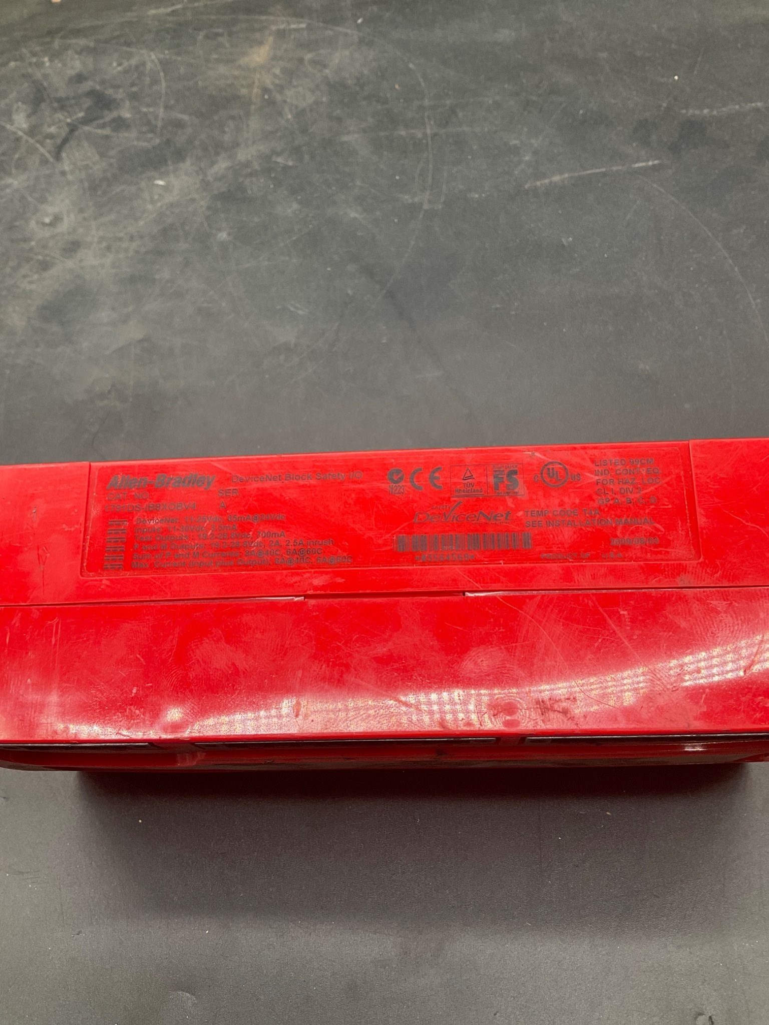 Allen-Bradley 1791DS-IB8XOBV4 Series A Guard I/O Safety Module USED 3