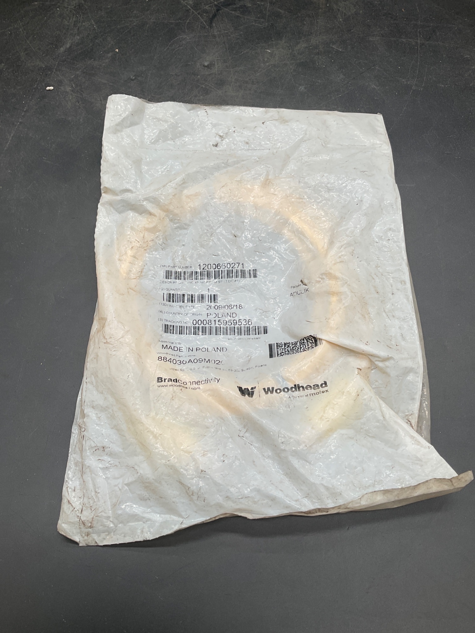 Woodhead 1200660271 Micro-Change M12 Cordset Cable NEW 0