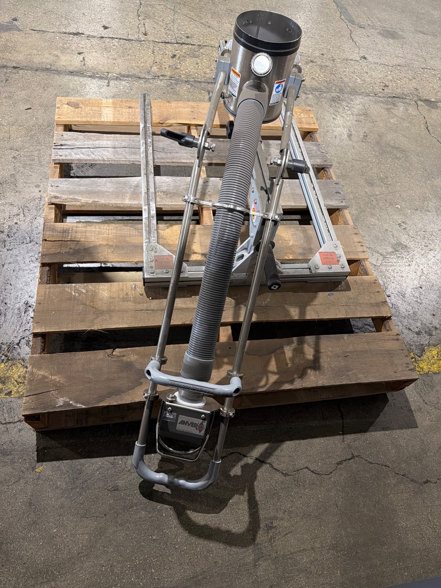 Anver VT-PLA-S Vacuum Lifting Device 150 lb Capacity USED 2