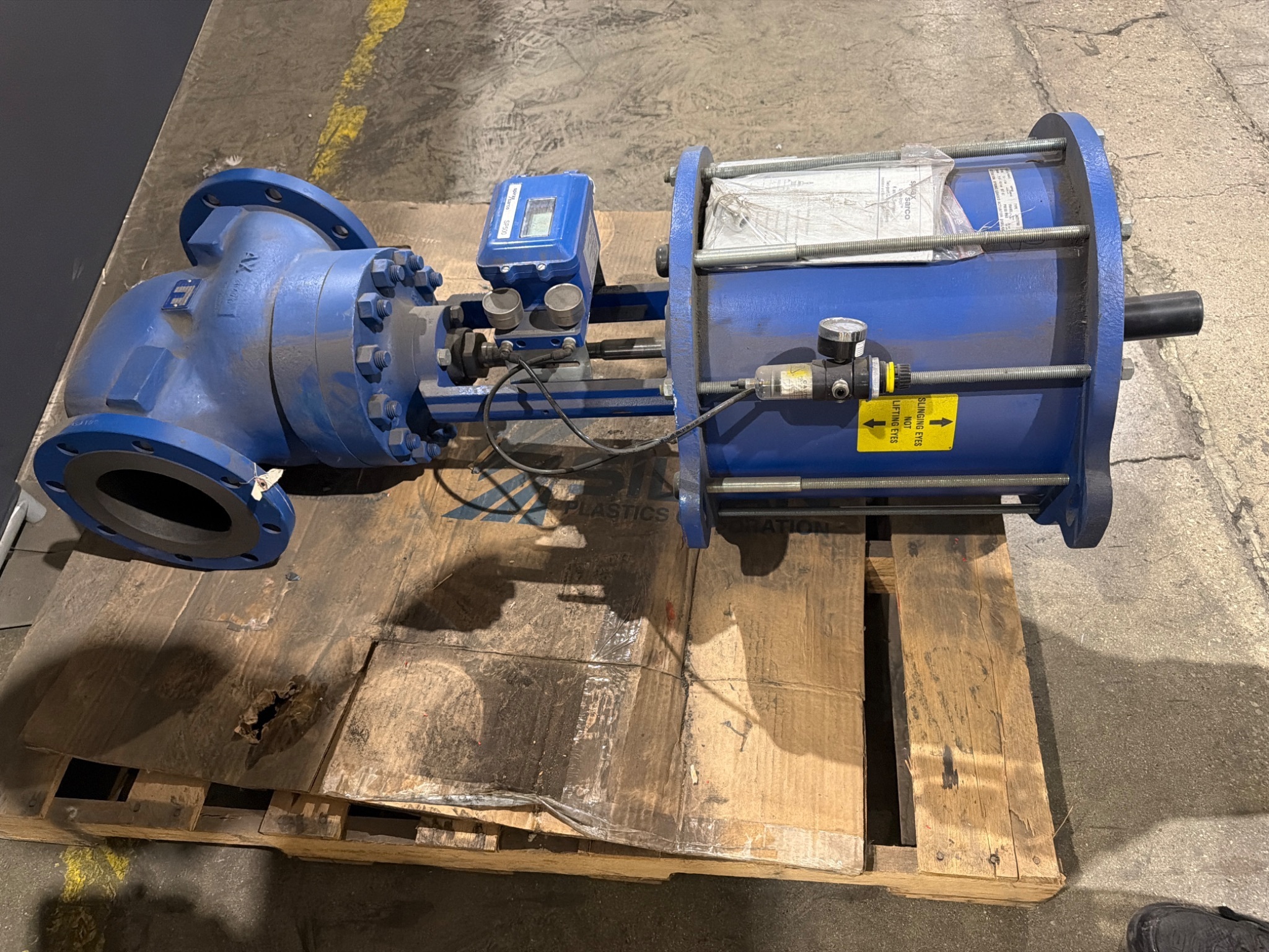 Spirax Sarco TN2277SE Pneumatic Globe Control Valve WCB Class 150 with SP500 NEW 2