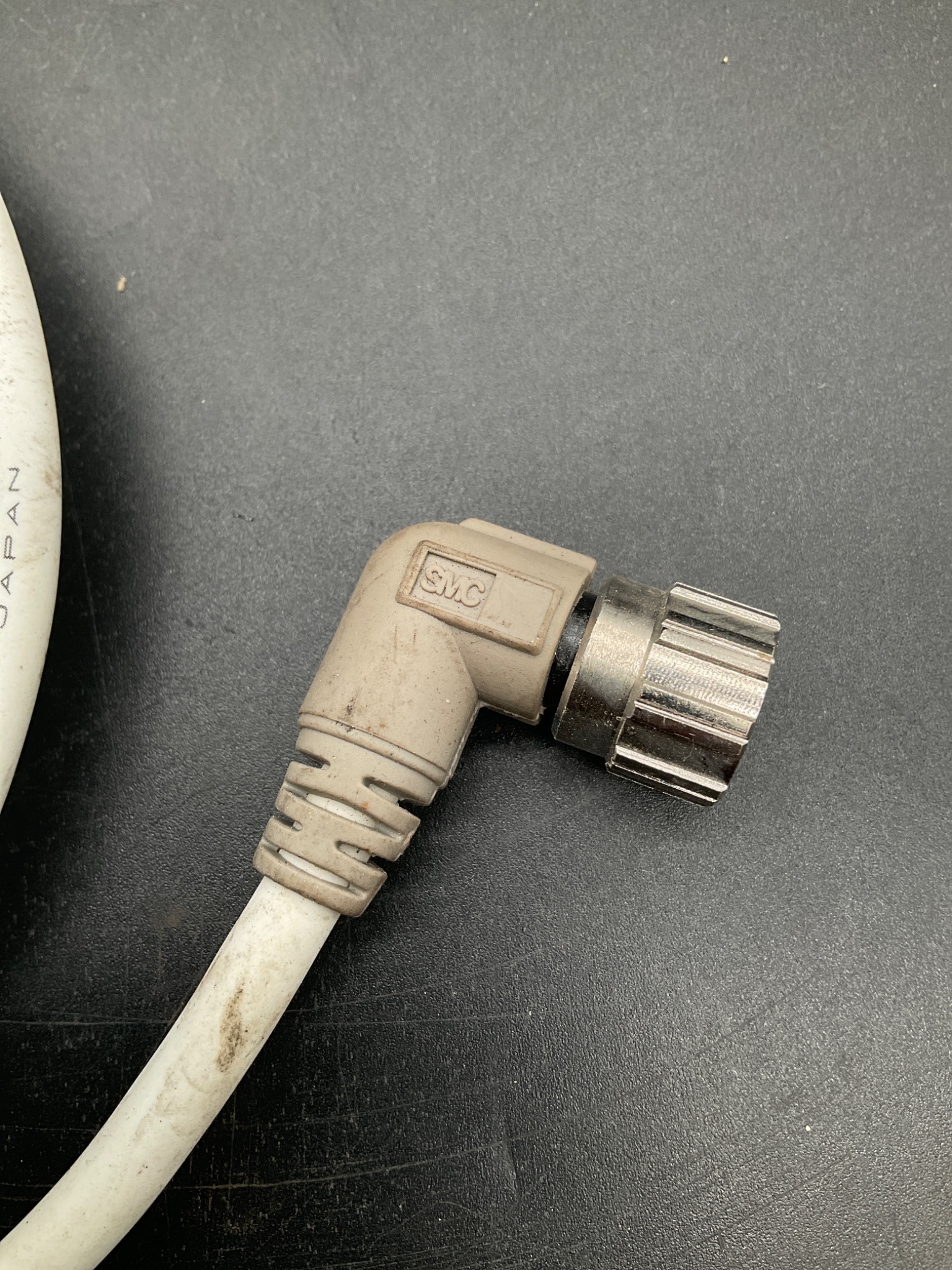 SMC E66085-H Cable Assembly M12 Right Angle Connector USED 1