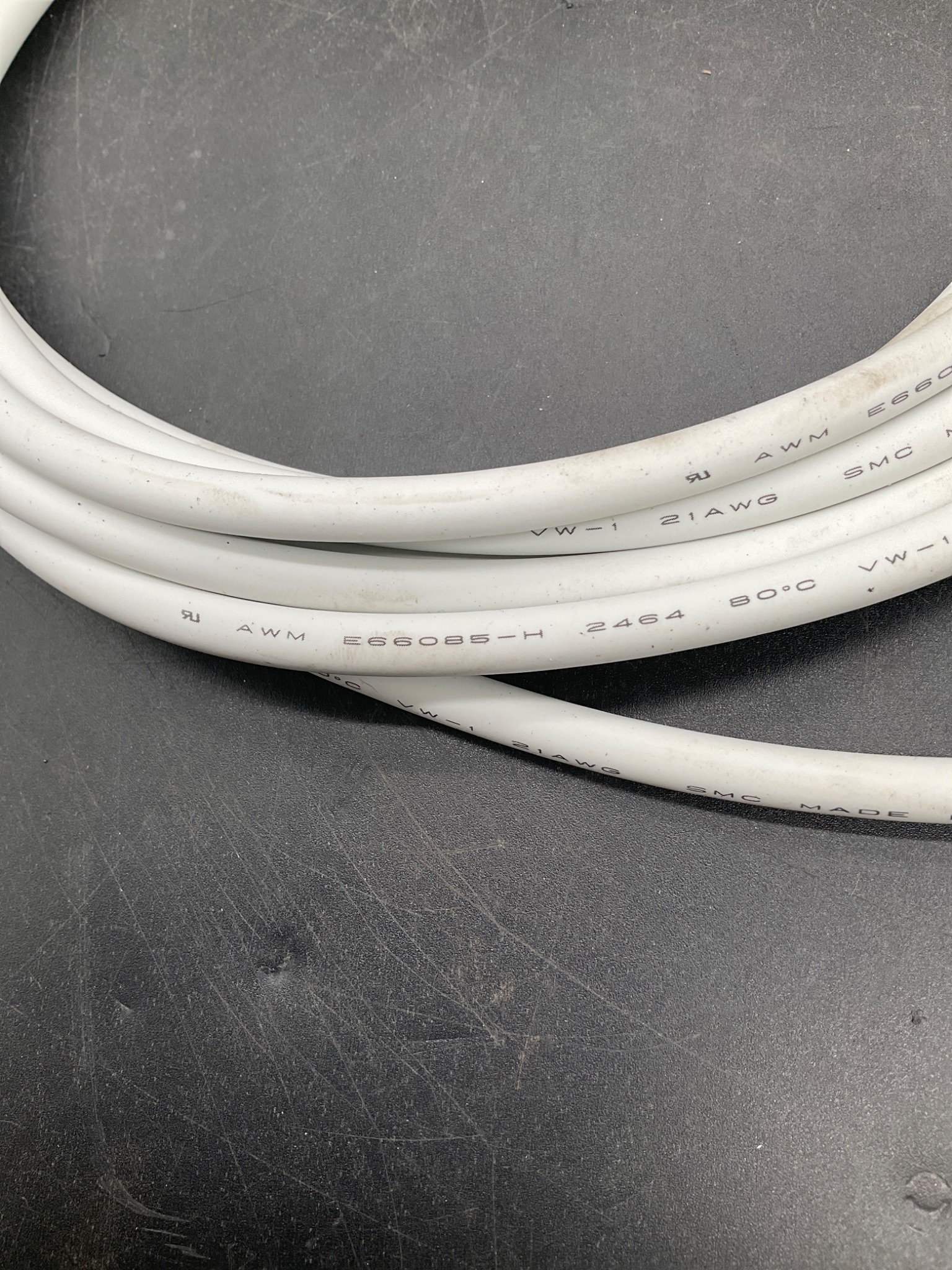 SMC E66085-H Cable Assembly M12 Right Angle Connector USED 2