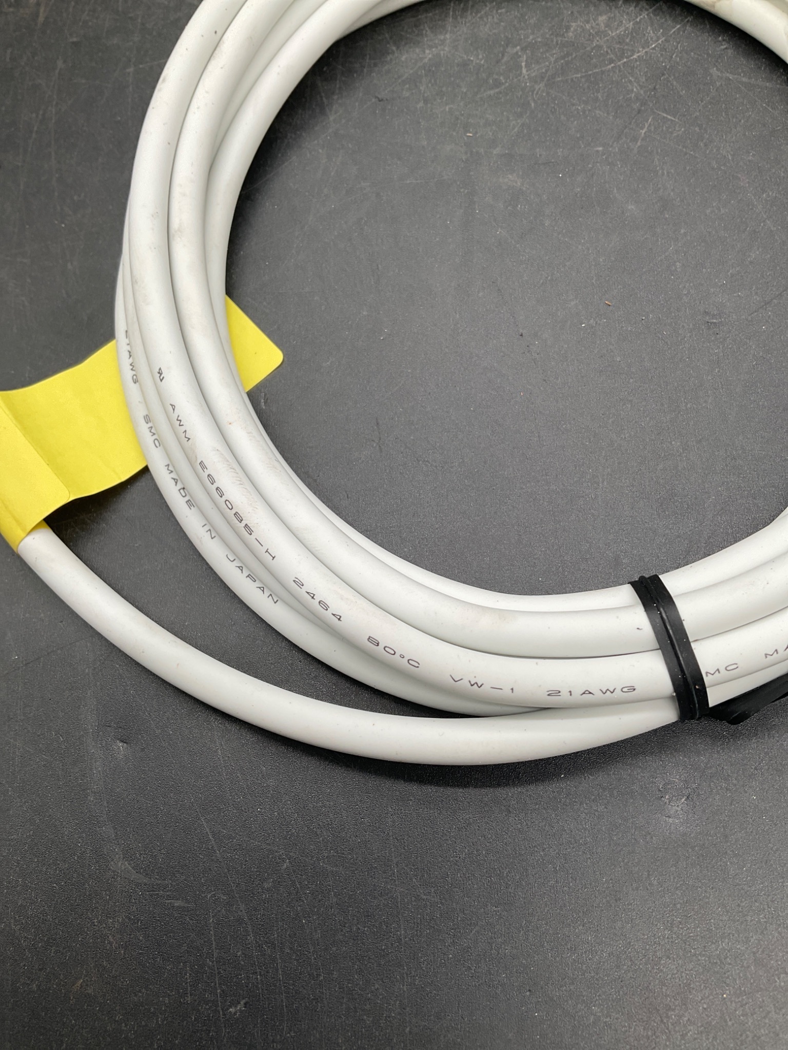 SMC E66085-H Cable Assembly M12 Right Angle Connector USED 3