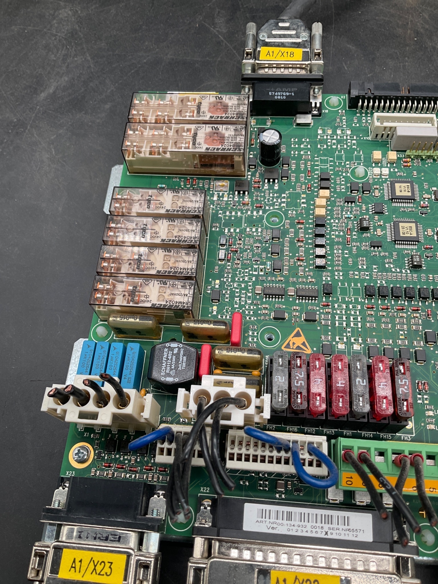 KUKA ESC‑C13 V1.60 Control PCB Board A161.00.005.571 USED 4