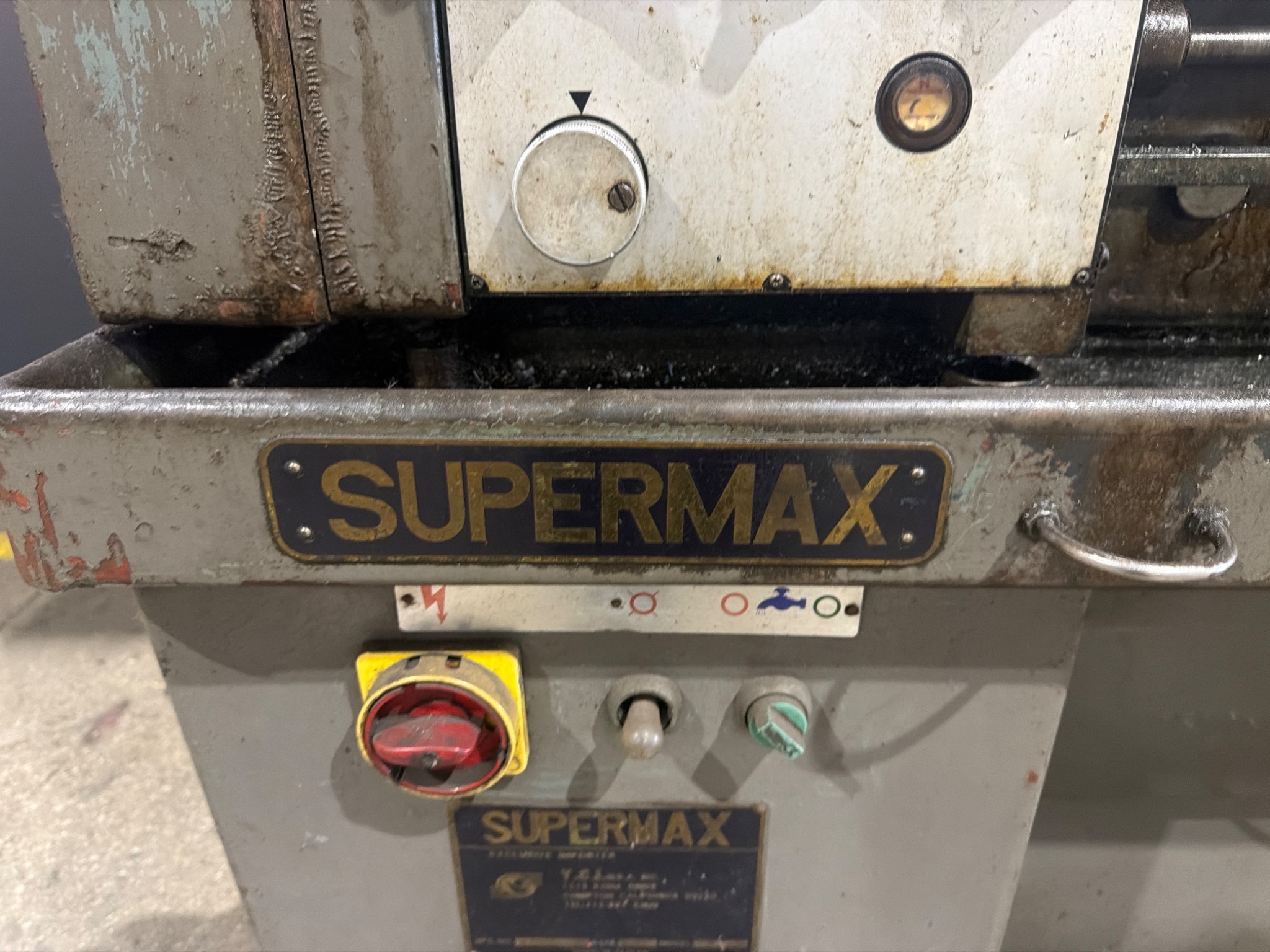Supermax LG-1340 Engine Lathe 13" x 40" Manual Lathe USED 6