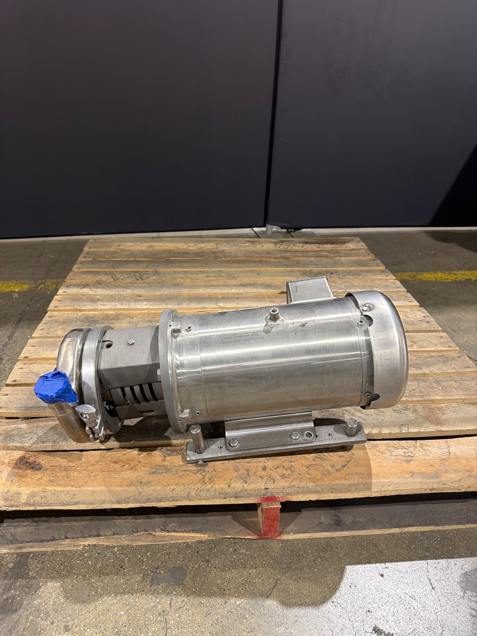 Baldor Reliance CESSWDM3613T Washdown Motor with Ampco Pump Assembly USED 0
