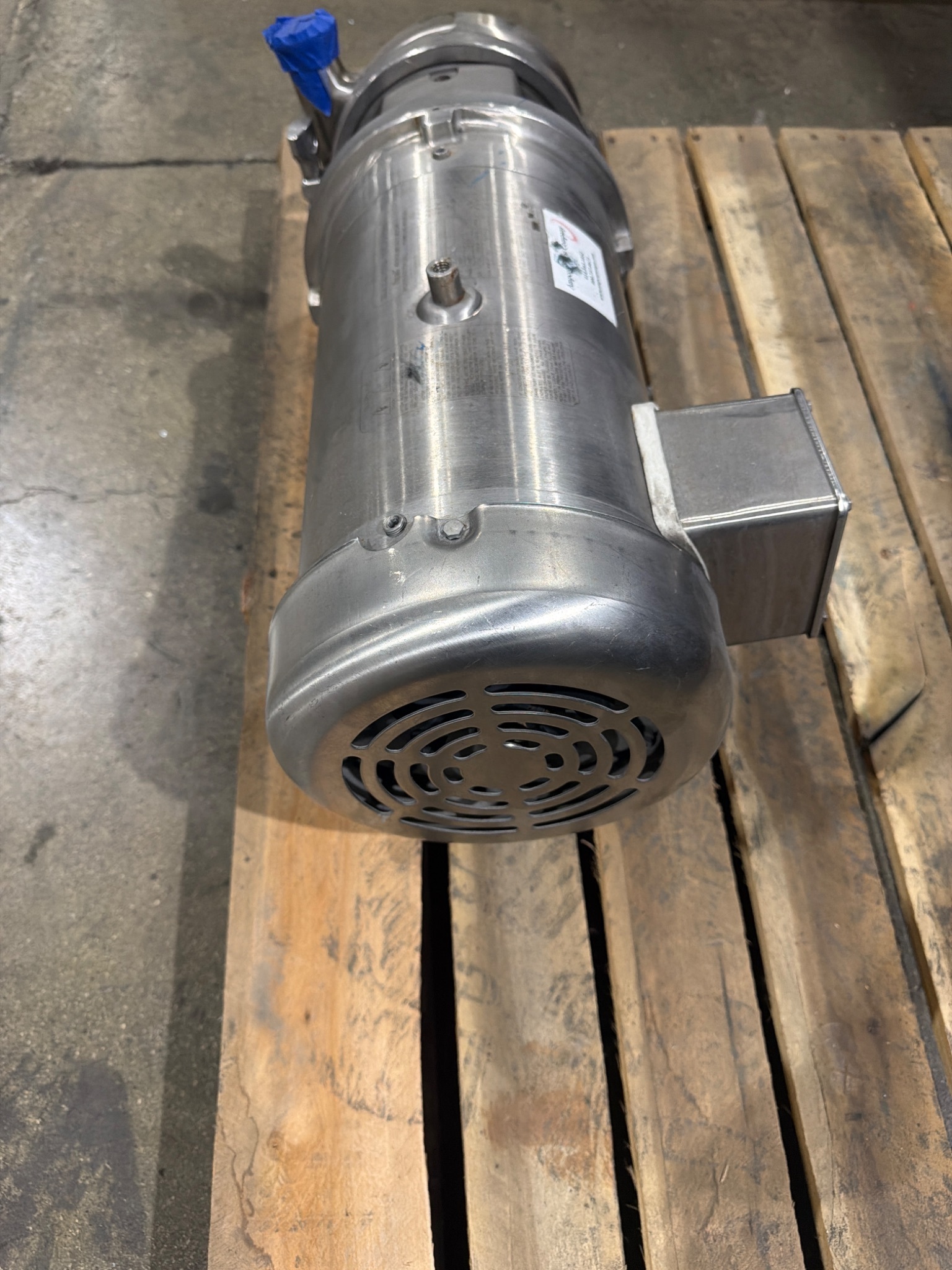 Baldor Reliance CESSWDM3613T Washdown Motor with Ampco Pump Assembly USED 1