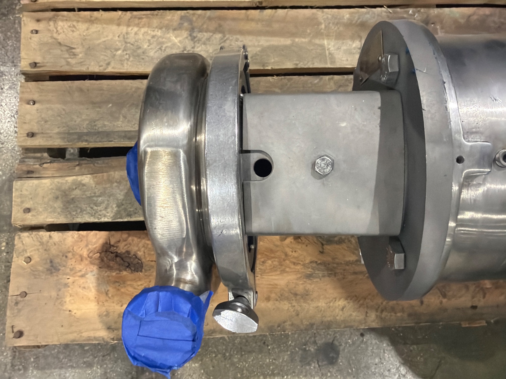 Baldor Reliance CESSWDM3613T Washdown Motor with Ampco Pump Assembly USED 5