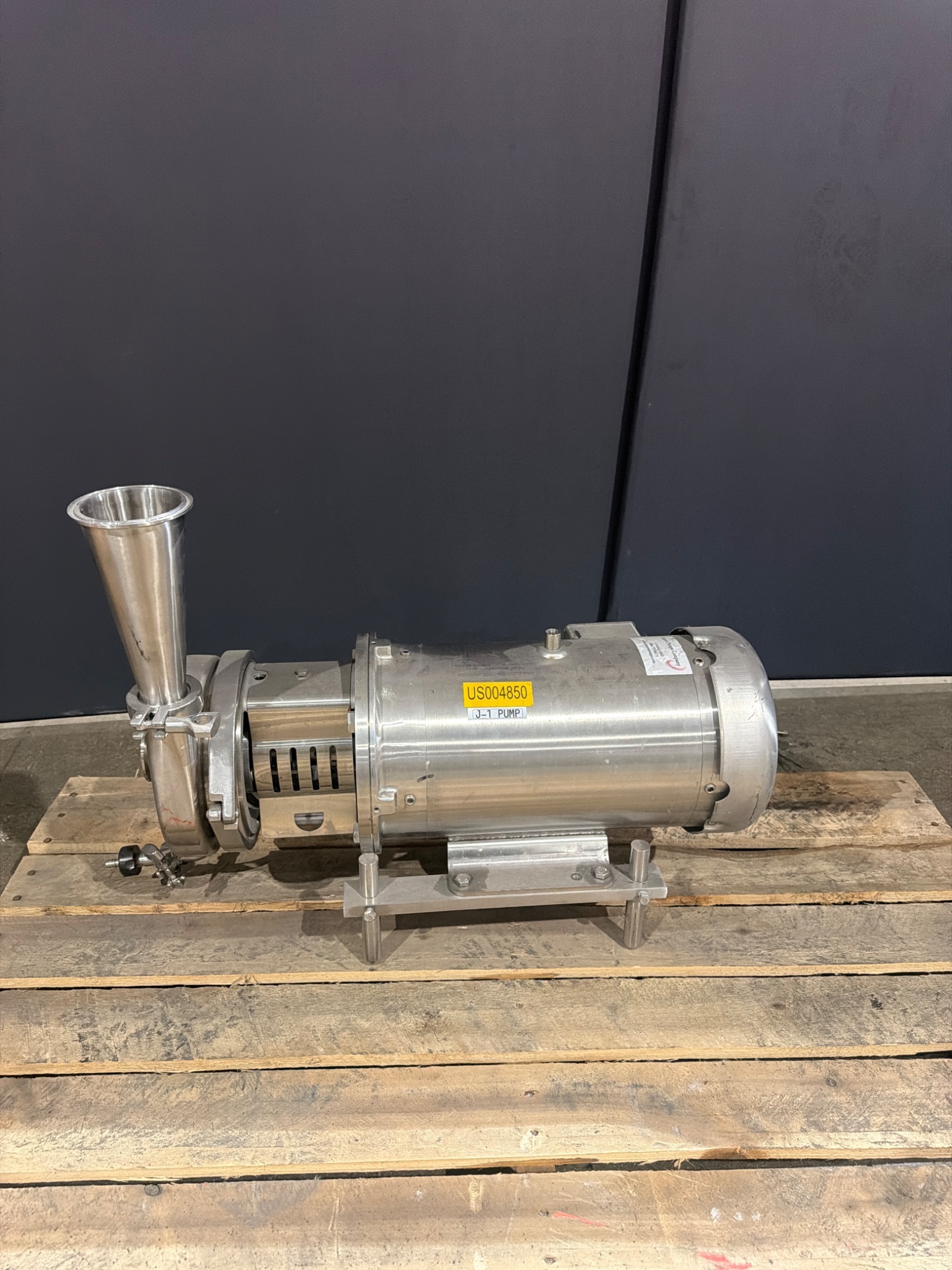 Baldor Reliance CESSWDM3613T Washdown Motor with Ampco Pump Assembly USED 0