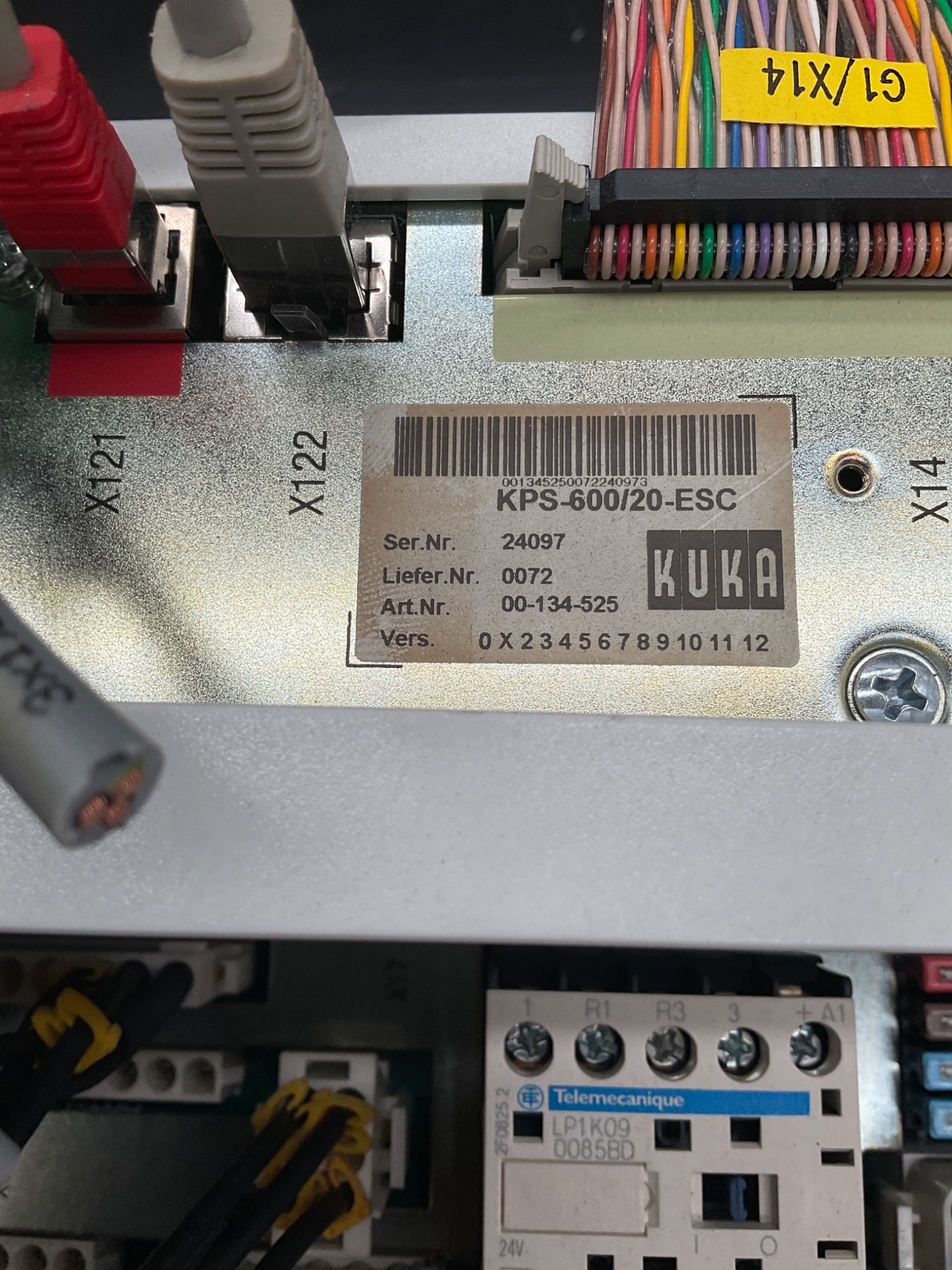 KUKA KPS-600-20-ESC Power Supply Module USED 4