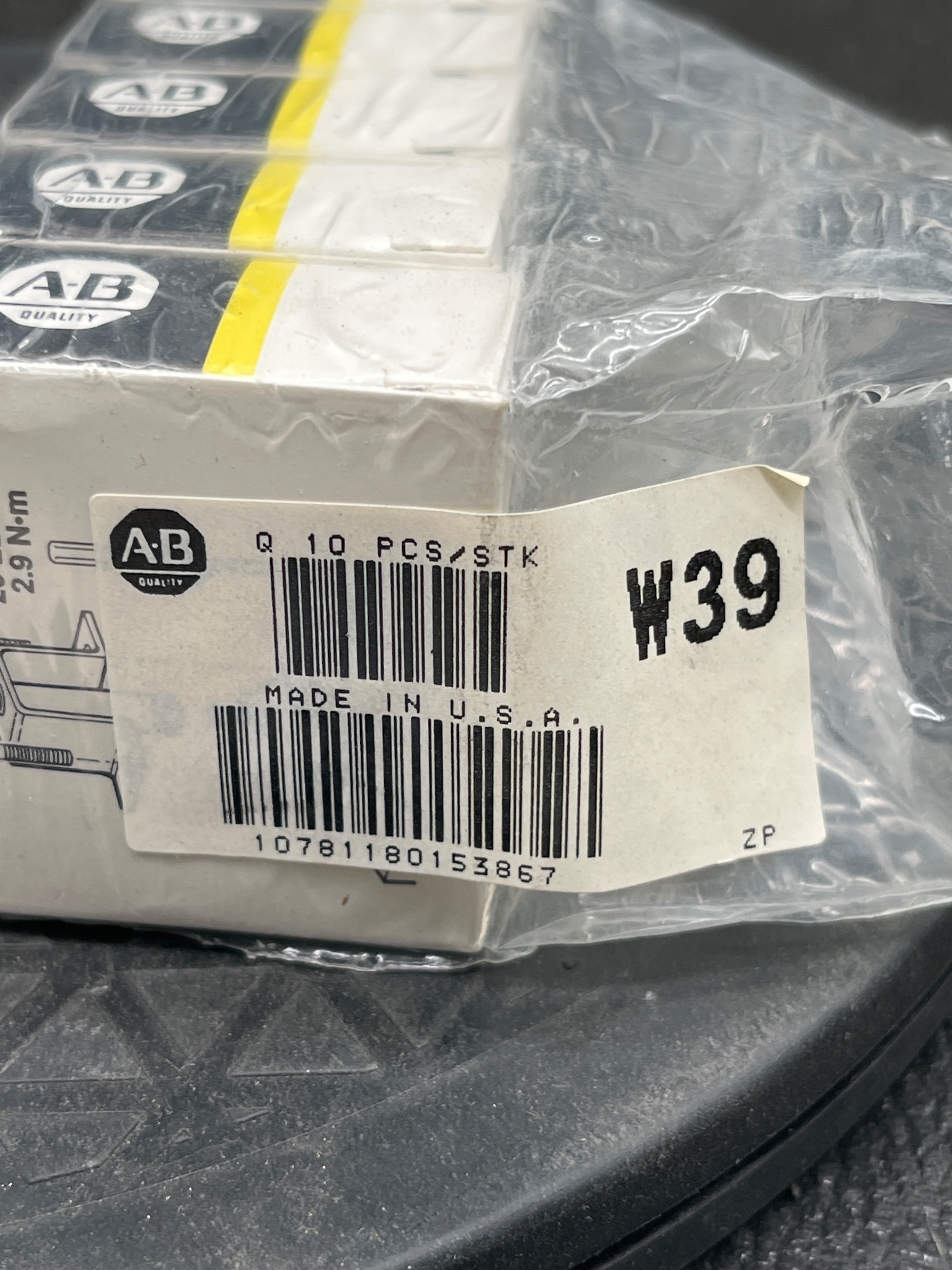 Allen Bradley W39 Terminal Block Marker Strips (Lot of 5) NEW 5