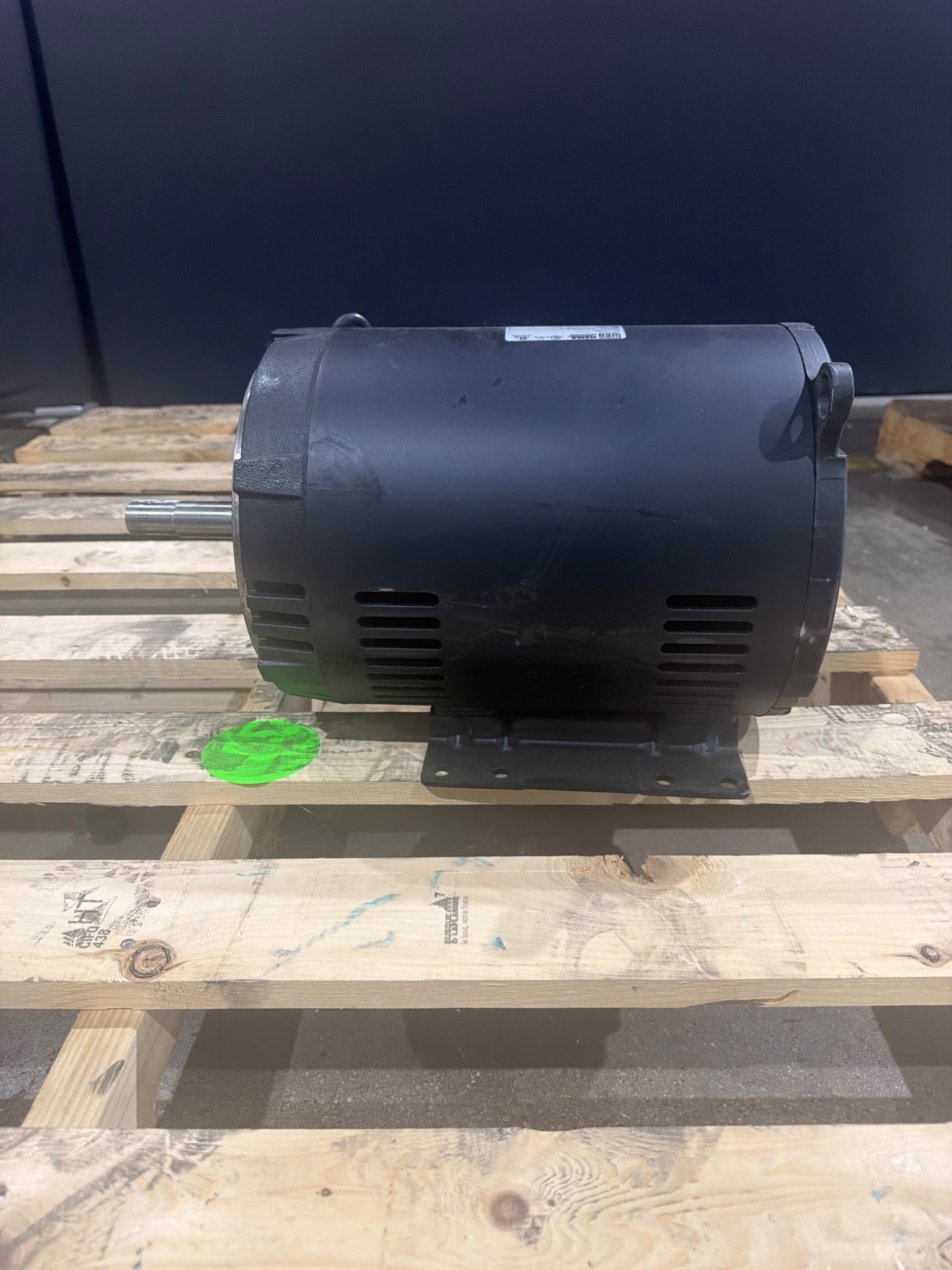 WEG 01036OT3E213JM-S 10 HP 3 Phase AC Motor 3535 RPM 230/460V USED 0
