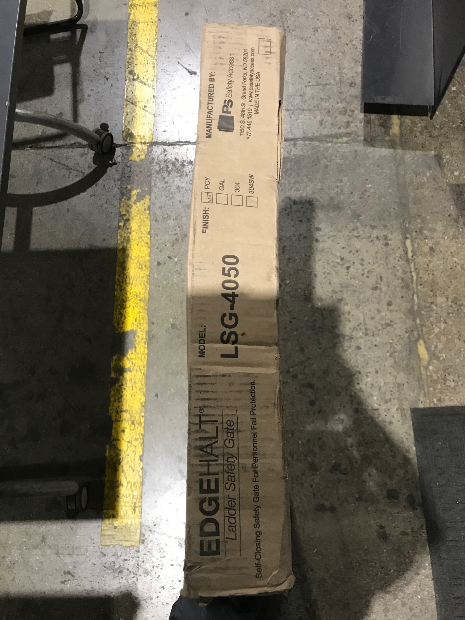 PS Safety Access LSG-4050 EdgeHalt Ladder Safety Gate 40 Inch NEW 0