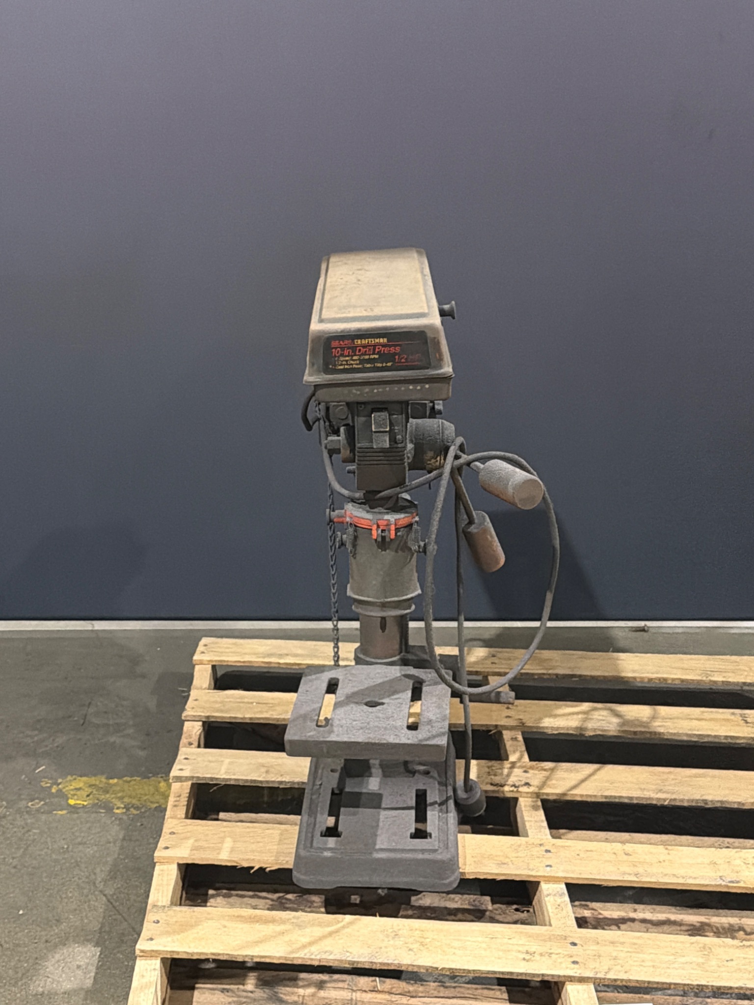 Sears Craftsman 113.213092 10 in Drill Press 1/2 HP Variable Speed USED 0