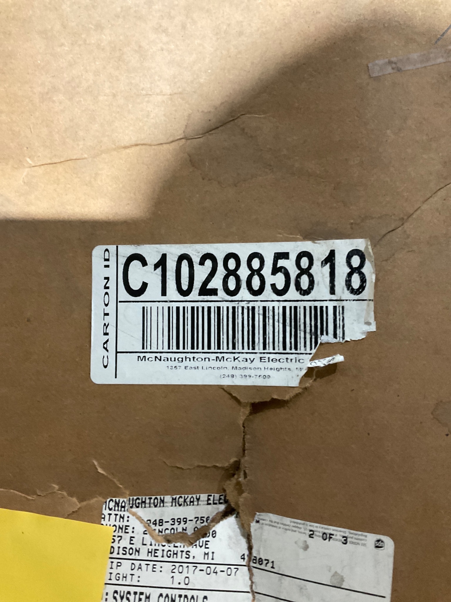 EMERSON HZ5000 5KVA Control Transformer 240/480V - 120V NEW 4