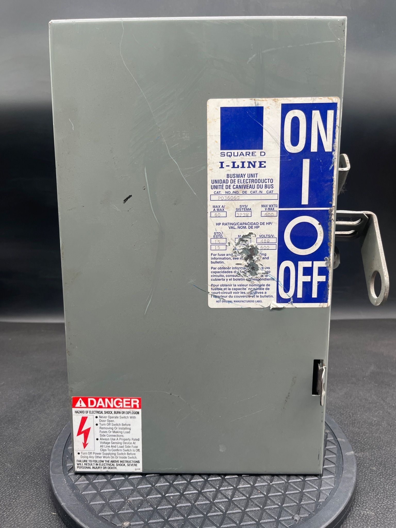 Square D PQ3606G I‑Line Busway Unit USED 0