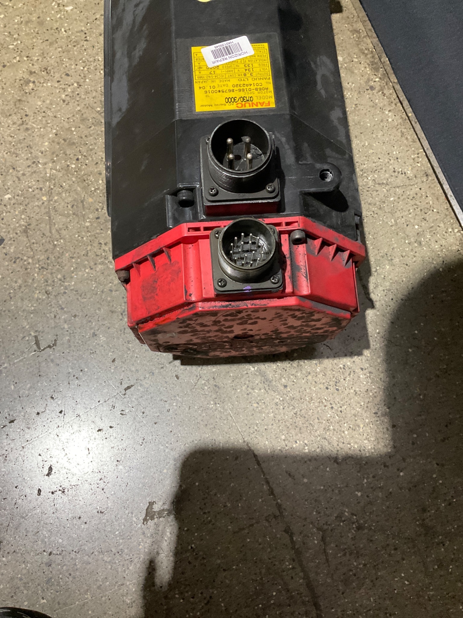 FANUC A06B-0166-B675#0016 AC Servo Motor 3.8 kW 2000 RPM USED/REPAIRED 3