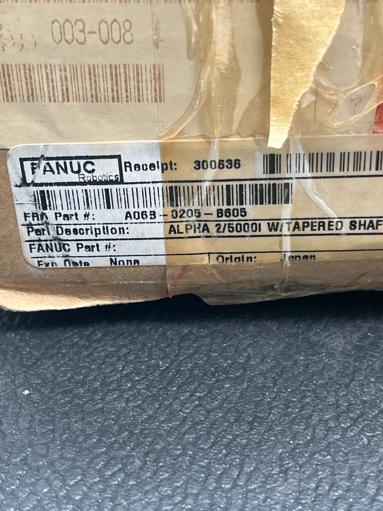 FANUC A06B-0205-B605 Alpha 2/5000i AC Servo Motor 0.75 kW 4000 RPM NEW 6