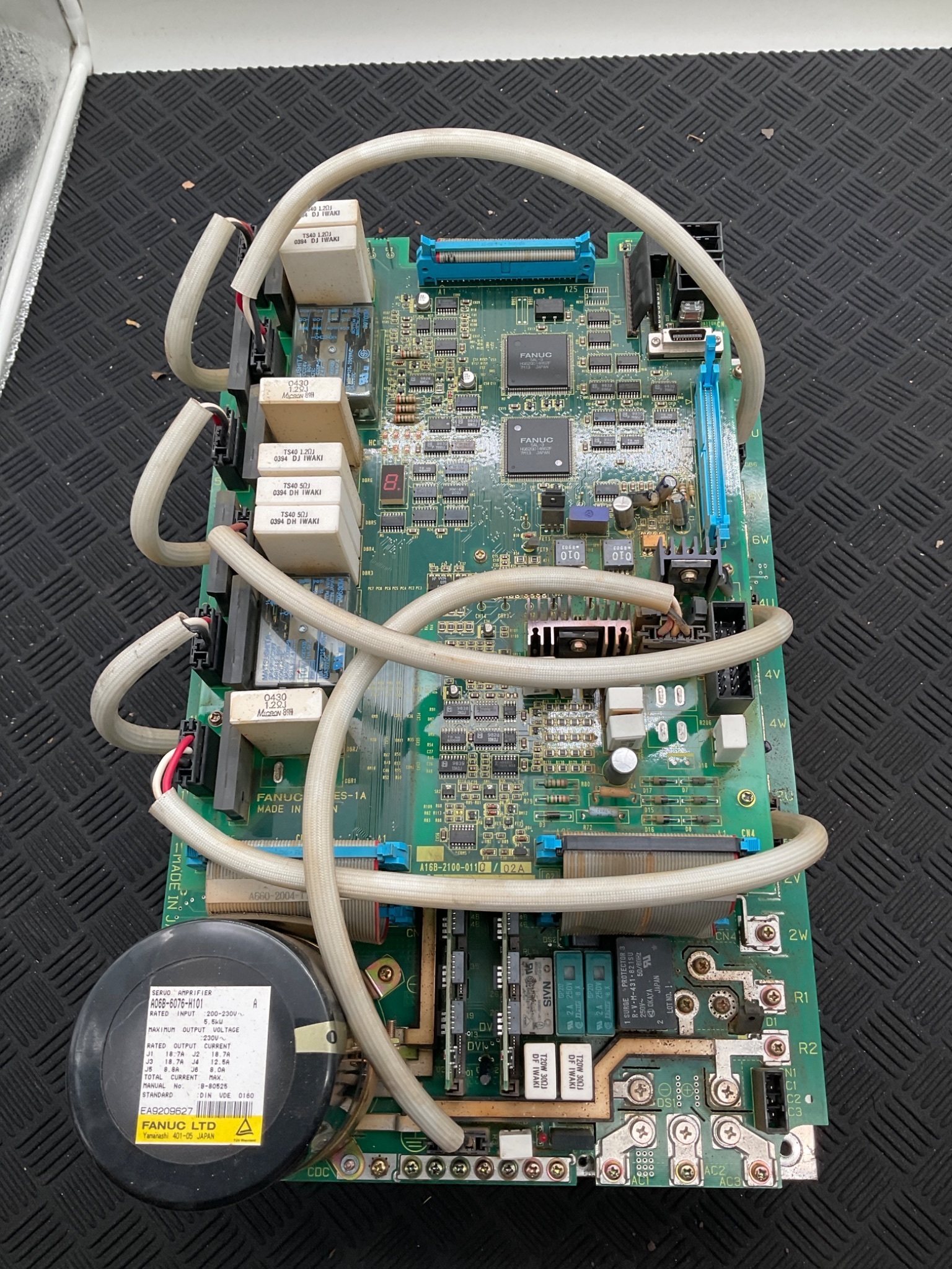 FANUC A06B-6076-H101 AC Servo Amplifier Power Unit Multi-Channel USED 3