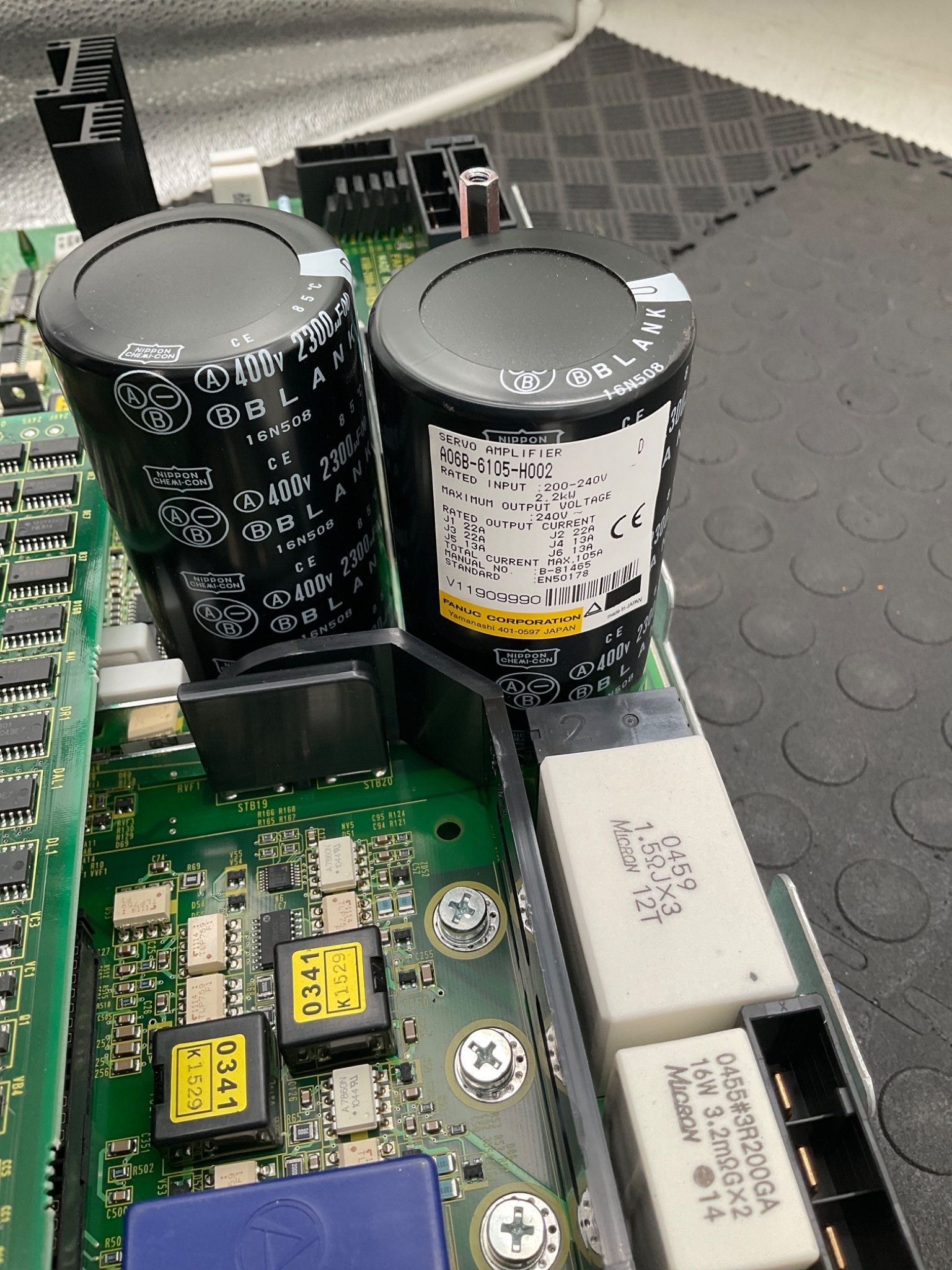 FANUC A06B-6105-H002 AC Servo Amplifier Module Dual Output USED 5