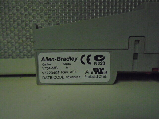 ALLEN BRADLEY 1734-MB POINT I/O Mounting Base USED 1