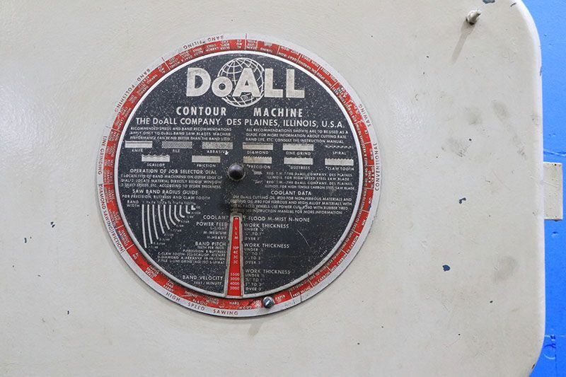 30" DOALL 3012-U VERTICAL BAND SAW USED 7
