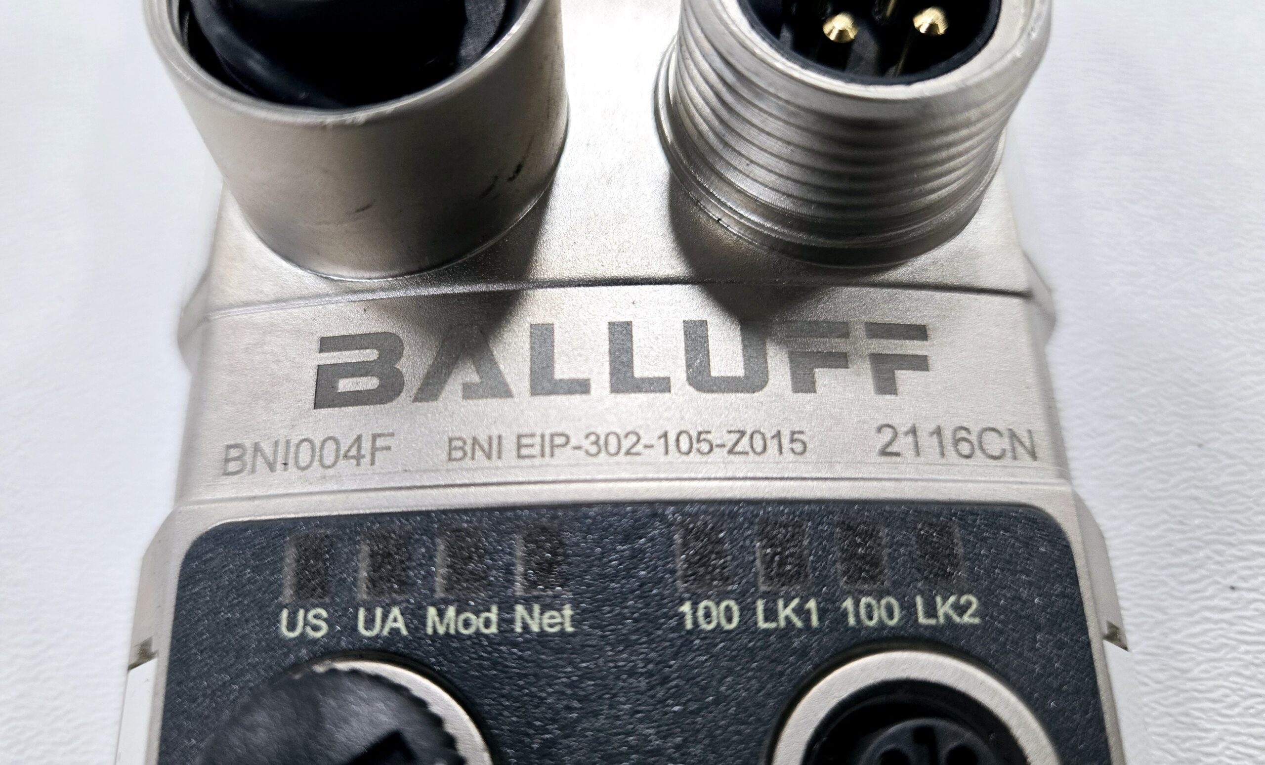 BALLUFF BNI004F BNI EIP-302-105-Z015 EtherNet/IP I/O Module USED 2