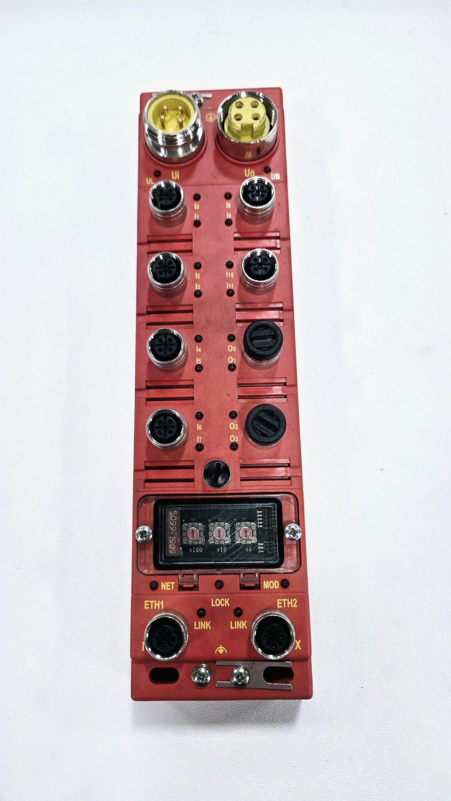 MOLEX TCDEC-8B4B-DYU-GW HarshIO Safety Module USED 0