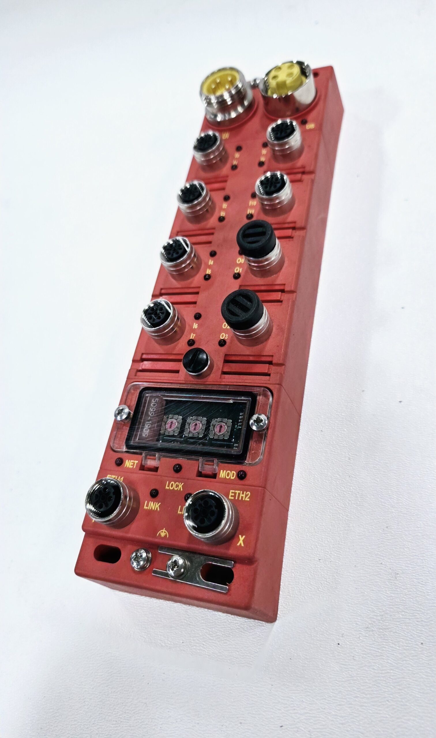 MOLEX TCDEC-8B4B-DYU-GW HarshIO Safety Module USED 1